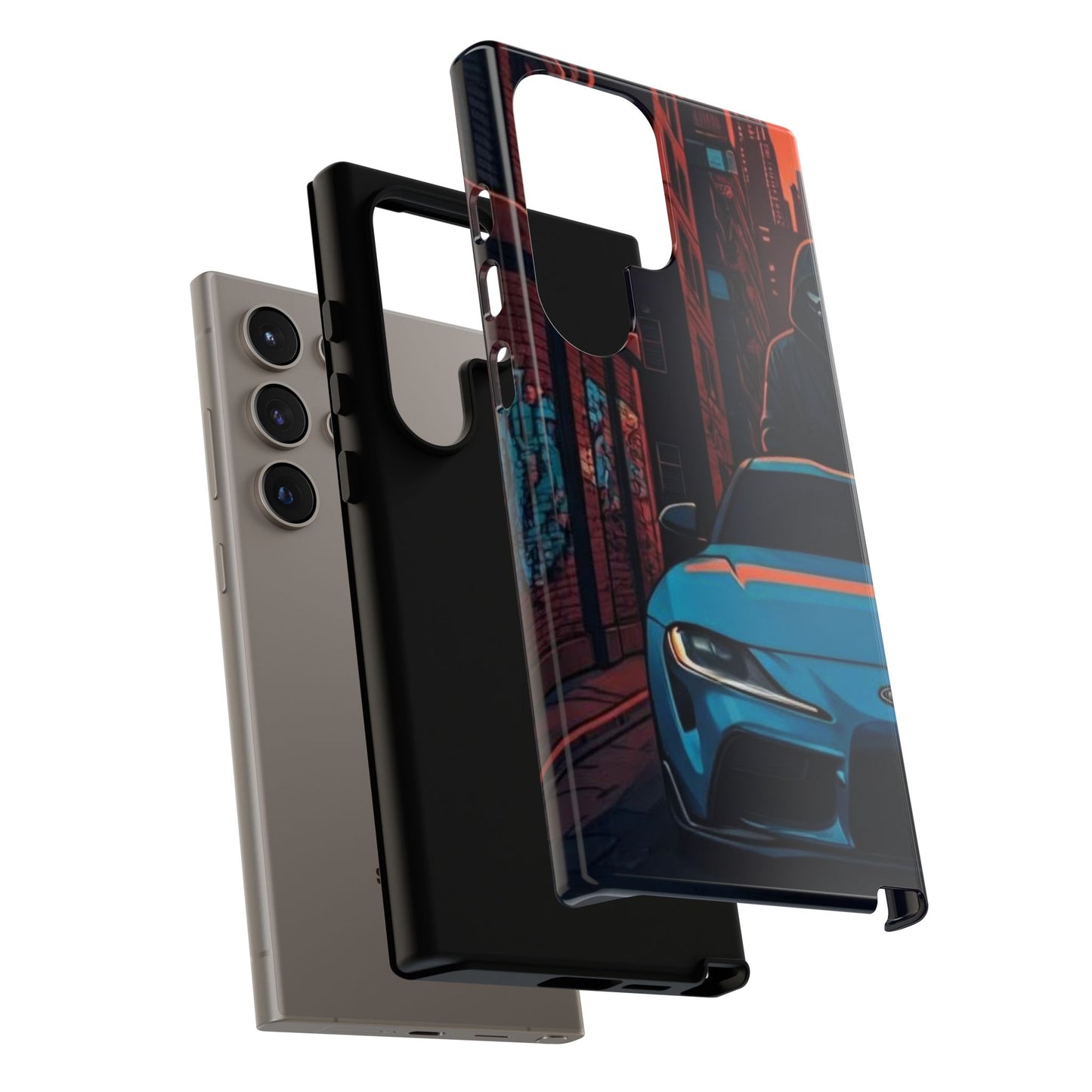 Toyota Supra MK-V Street Life-Dual Layer Ultra Tough Phone Case Printify by The Night Shift Automotive Apparel