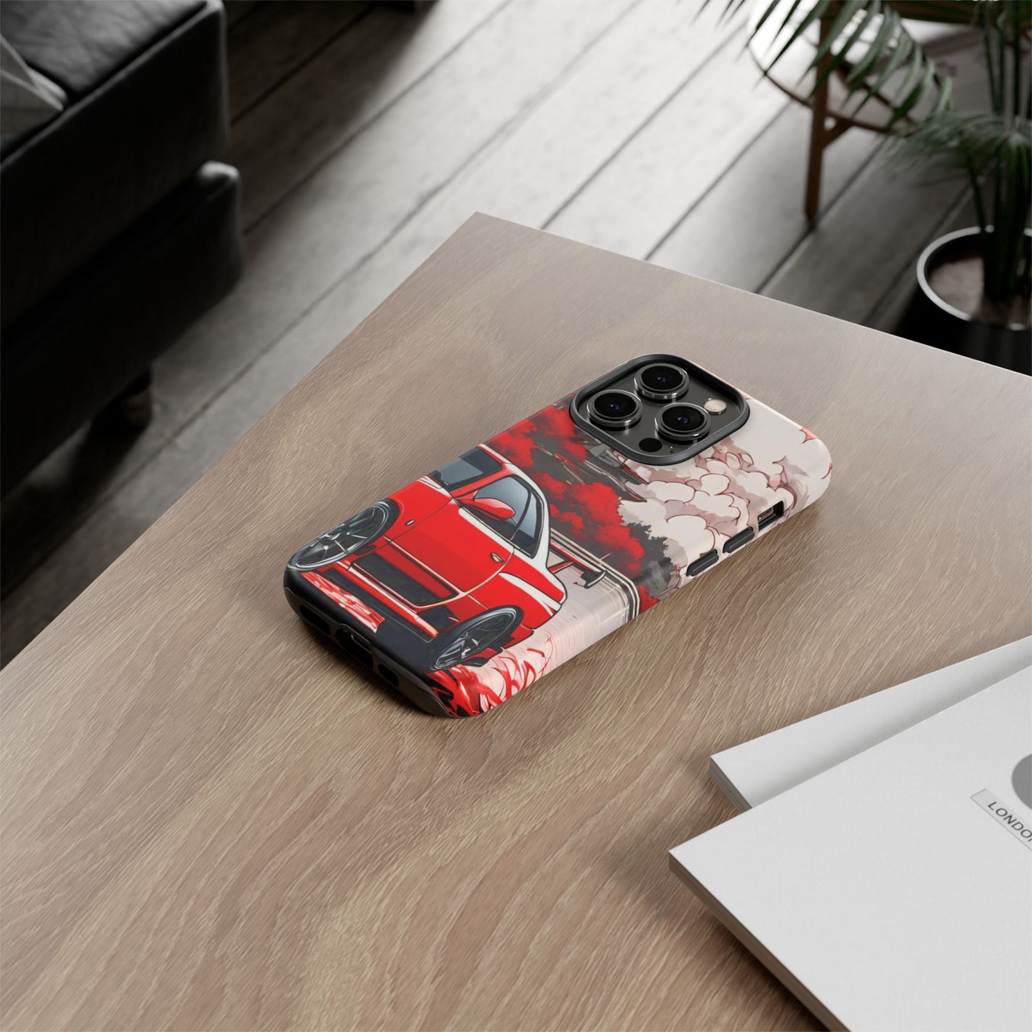 Nissan Skyline R34-Dual Layer Ultra Tough Phone Case iPhone 14 Pro Matte Printify by The Night Shift Automotive Apparel