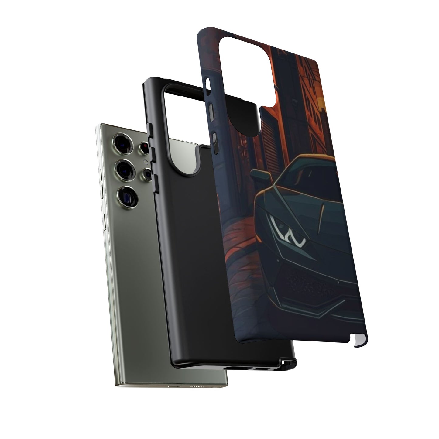 Lamborghini Huracan Street Life-Dual Layer Ultra Tough Phone Case Printify by The Night Shift Automotive Apparel