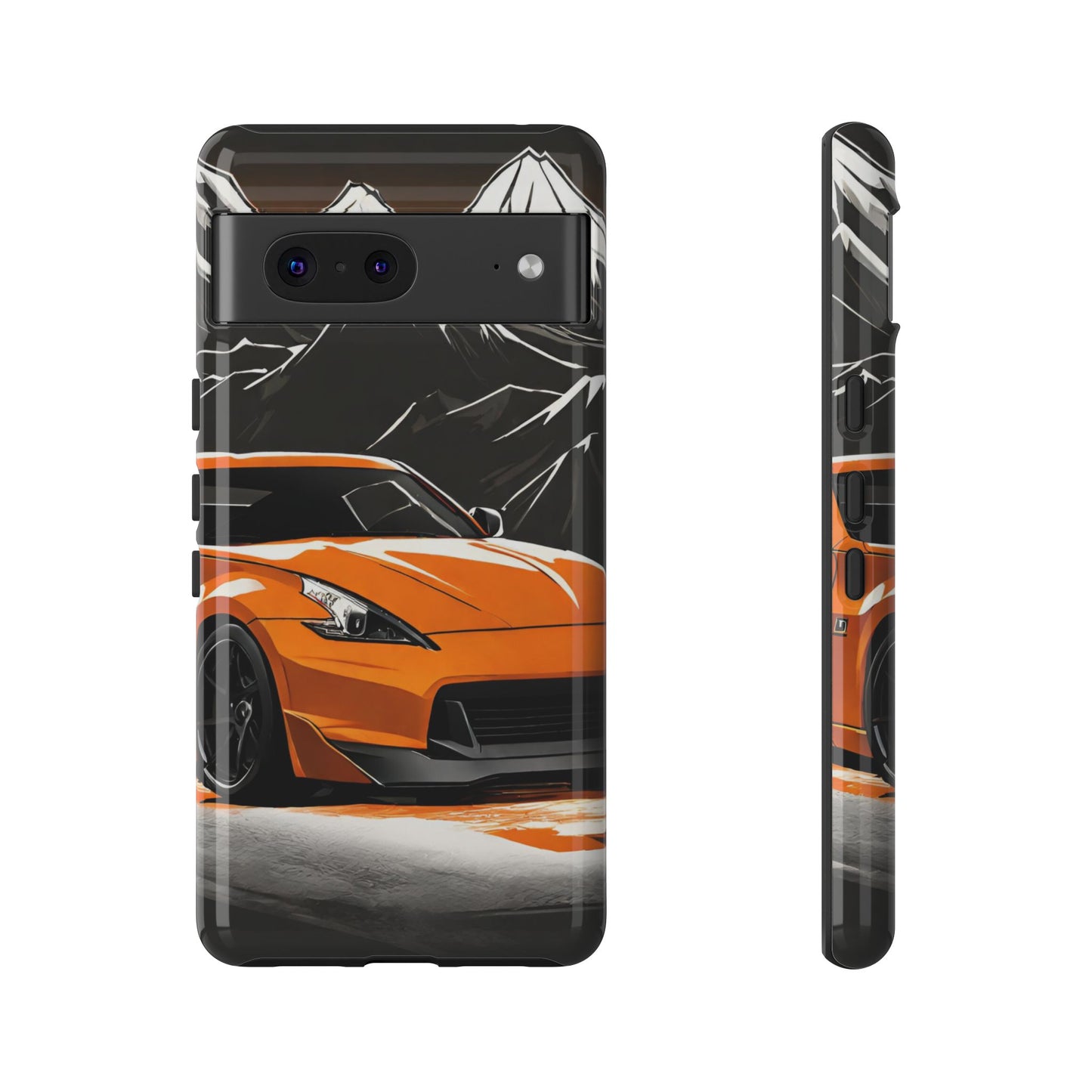 Nissan 370Z Mt Fuji-Dual Layer Ultra Tough Phone Case Printify by The Night Shift Automotive Apparel