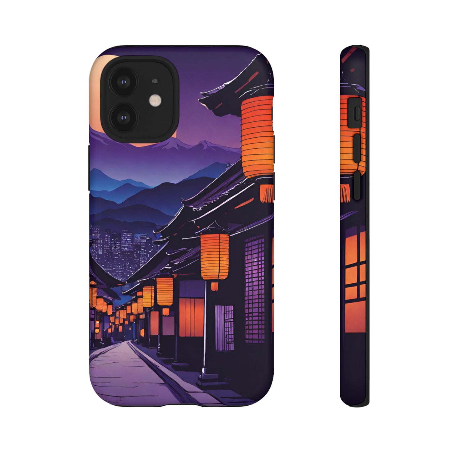 Traditional Japanese Village Countryside-Dual Layer Ultra Tough Phone Case iPhone 12 Mini Matte Printify by The Night Shift Automotive Apparel