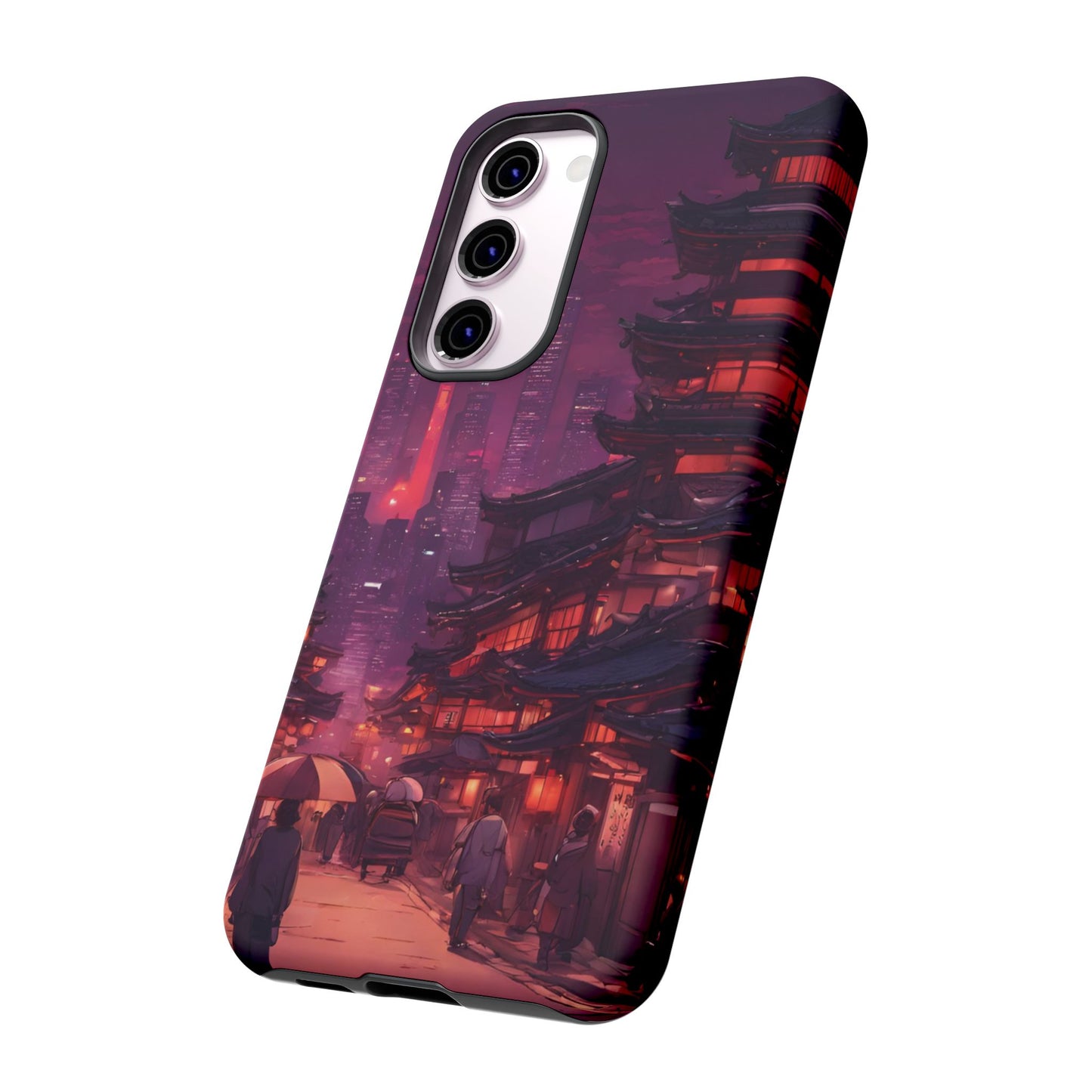 Traditional Japanese Village Countryside-Dual Layer Ultra Tough Phone Case Printify by The Night Shift Automotive Apparel