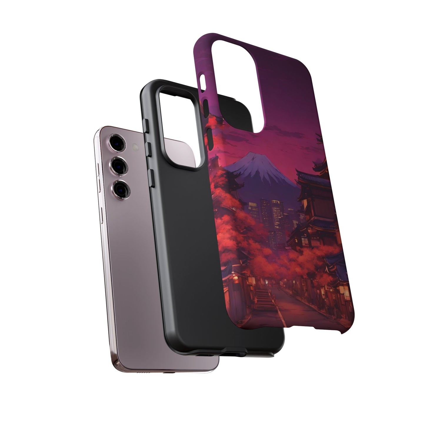 Traditional Japanese Village Countryside-Dual Layer Ultra Tough Phone Case Printify by The Night Shift Automotive Apparel