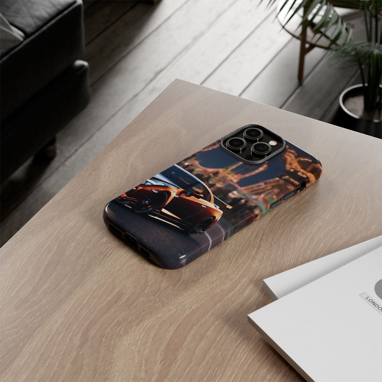 Nissan GTR R35-Dual Layer Ultra Tough Phone Case iPhone 14 Pro Max Glossy Printify by The Night Shift Automotive Apparel
