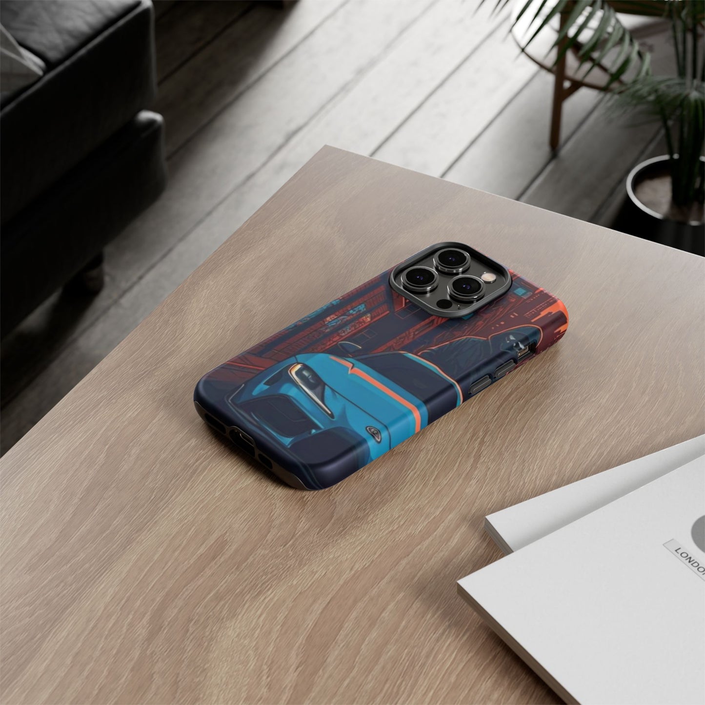 Toyota Supra MK-V Street Life-Dual Layer Ultra Tough Phone Case iPhone 14 Pro Matte Printify by The Night Shift Automotive Apparel