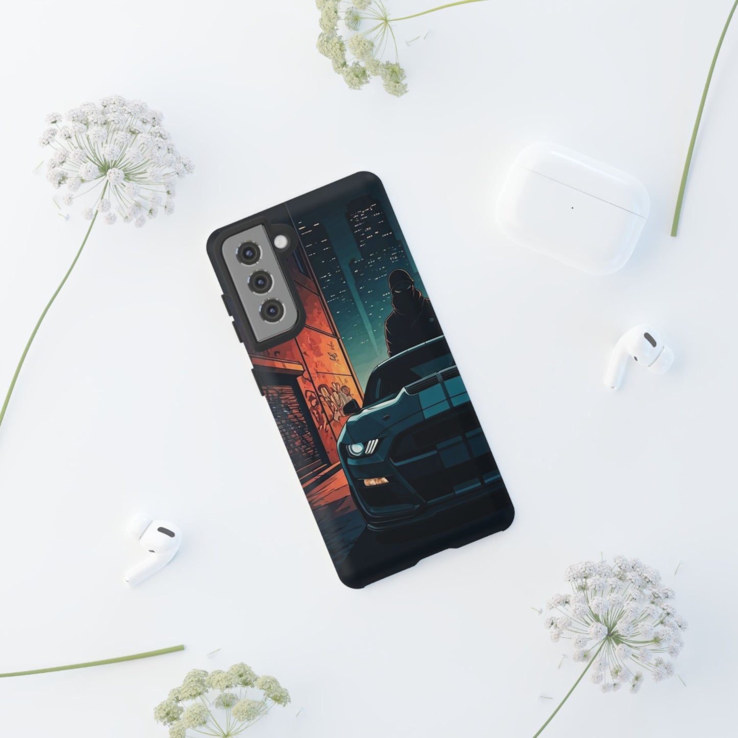 Ford Mustang Shelby GT350 Street Life-Dual Layer Ultra Tough Phone Case Printify by The Night Shift Automotive Apparel