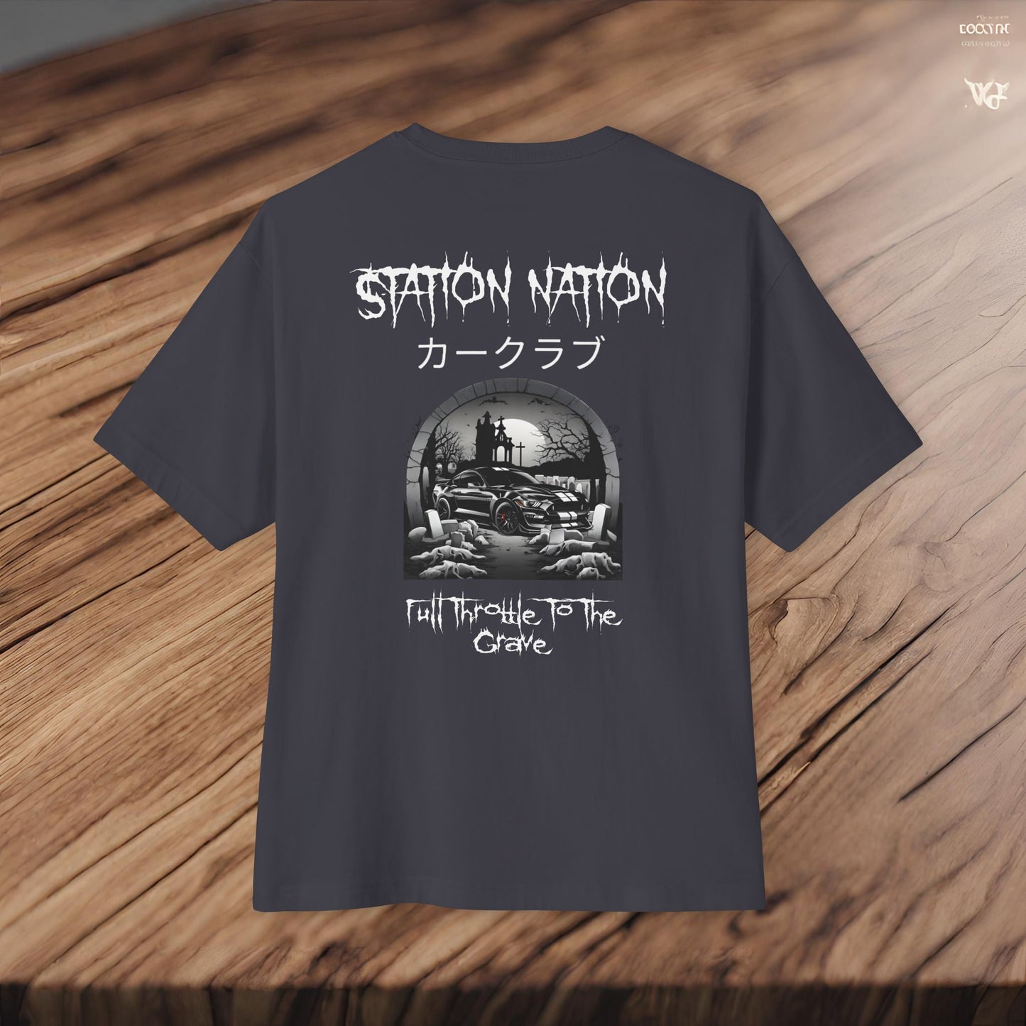 👻 HALLOWEEN LIMITED EDITION Ford Mustang-Premium, Ultra Soft Oversized Boxy Tee
