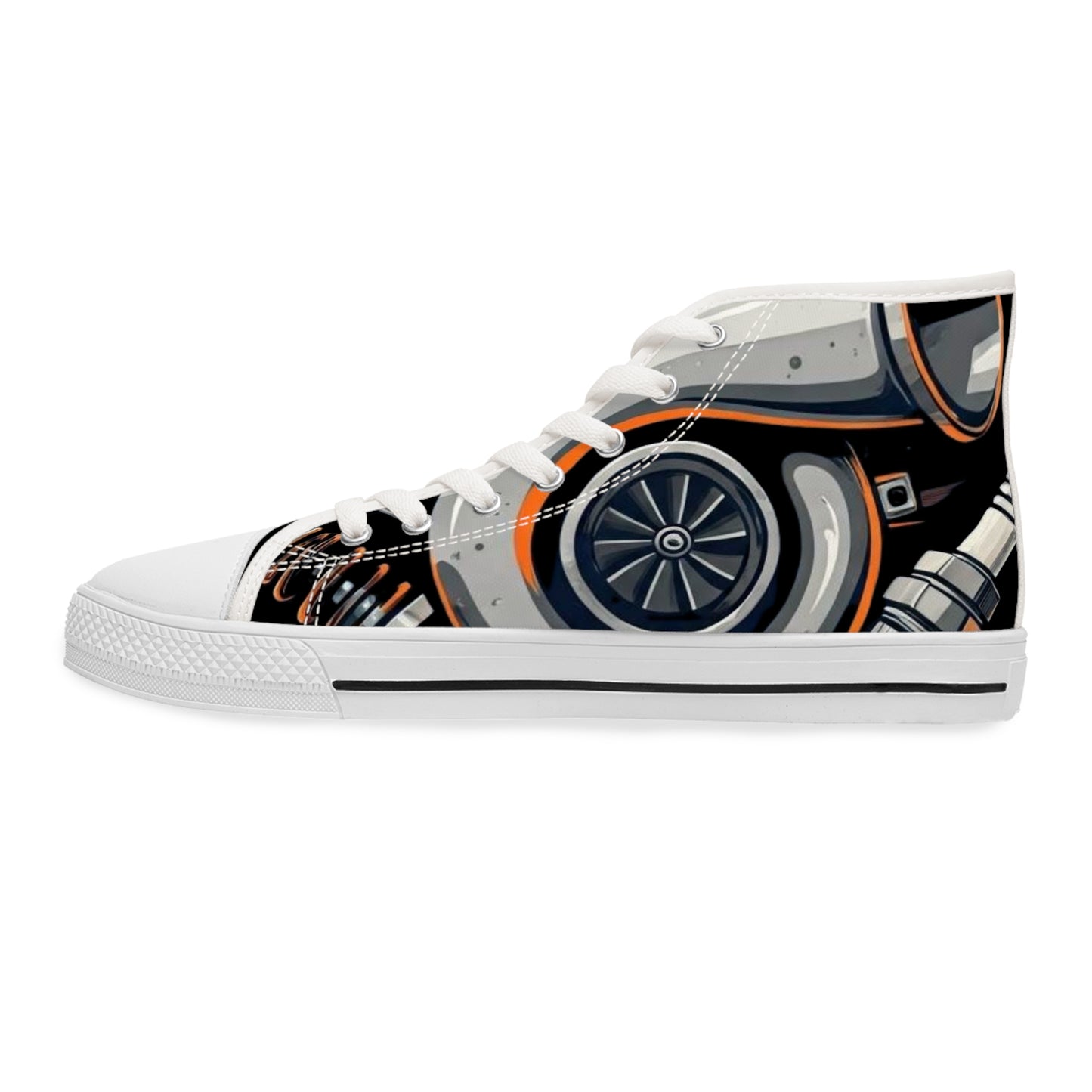 The Night Shift-Women's Canvas High Tops