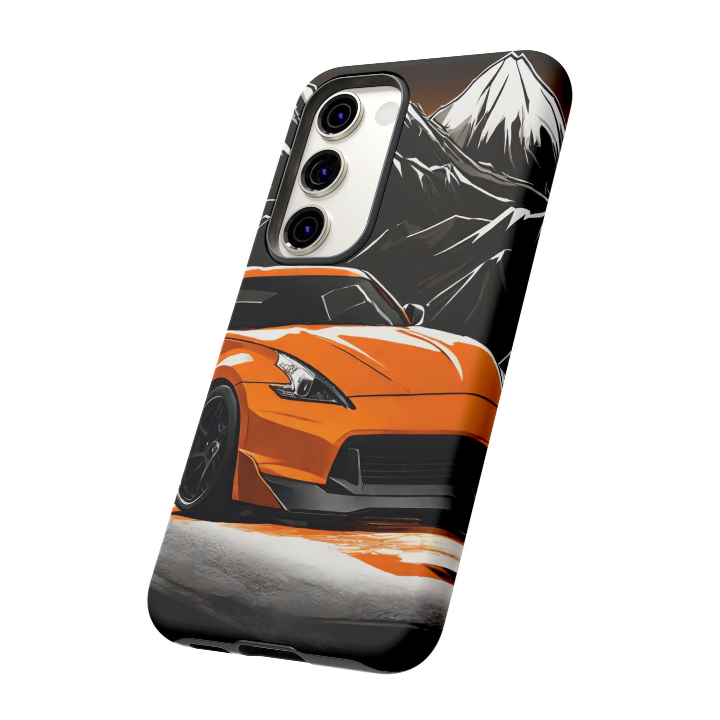Nissan 370Z Mt Fuji-Dual Layer Ultra Tough Phone Case Printify by The Night Shift Automotive Apparel