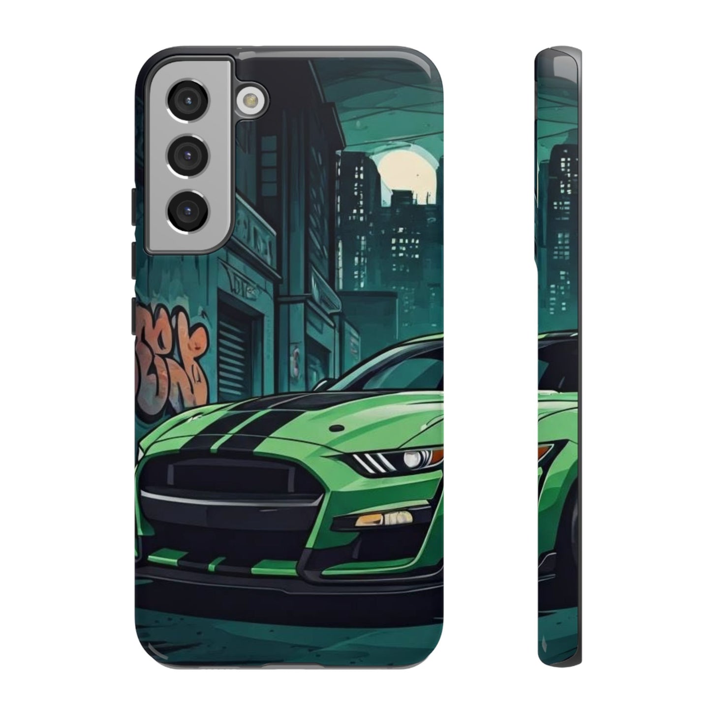 Ford Mustang Shelby GT500 Street Life-Dual Layer Ultra Tough Phone Case Printify by The Night Shift Automotive Apparel