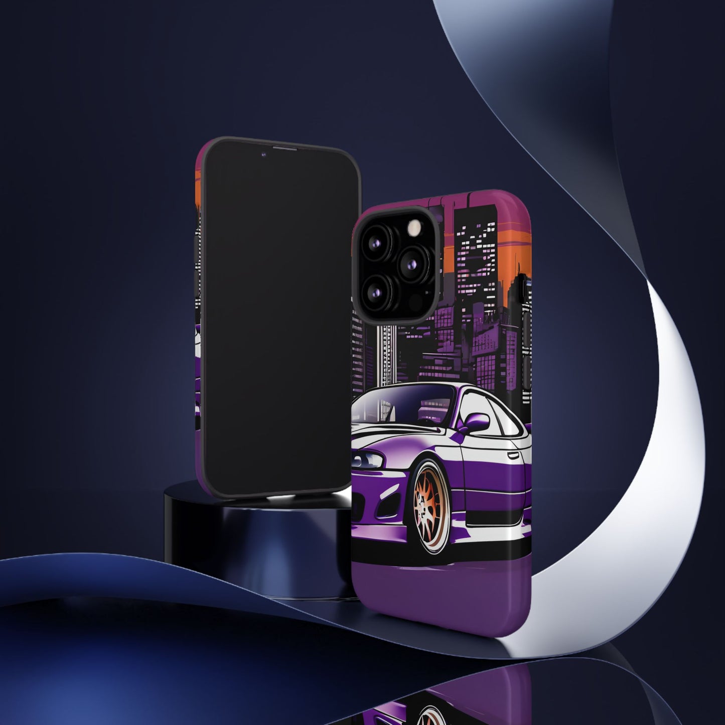 Nissan 240sx S15-Dual Layer Ultra Tough Phone Case iPhone 13 Pro Glossy Printify by The Night Shift Automotive Apparel