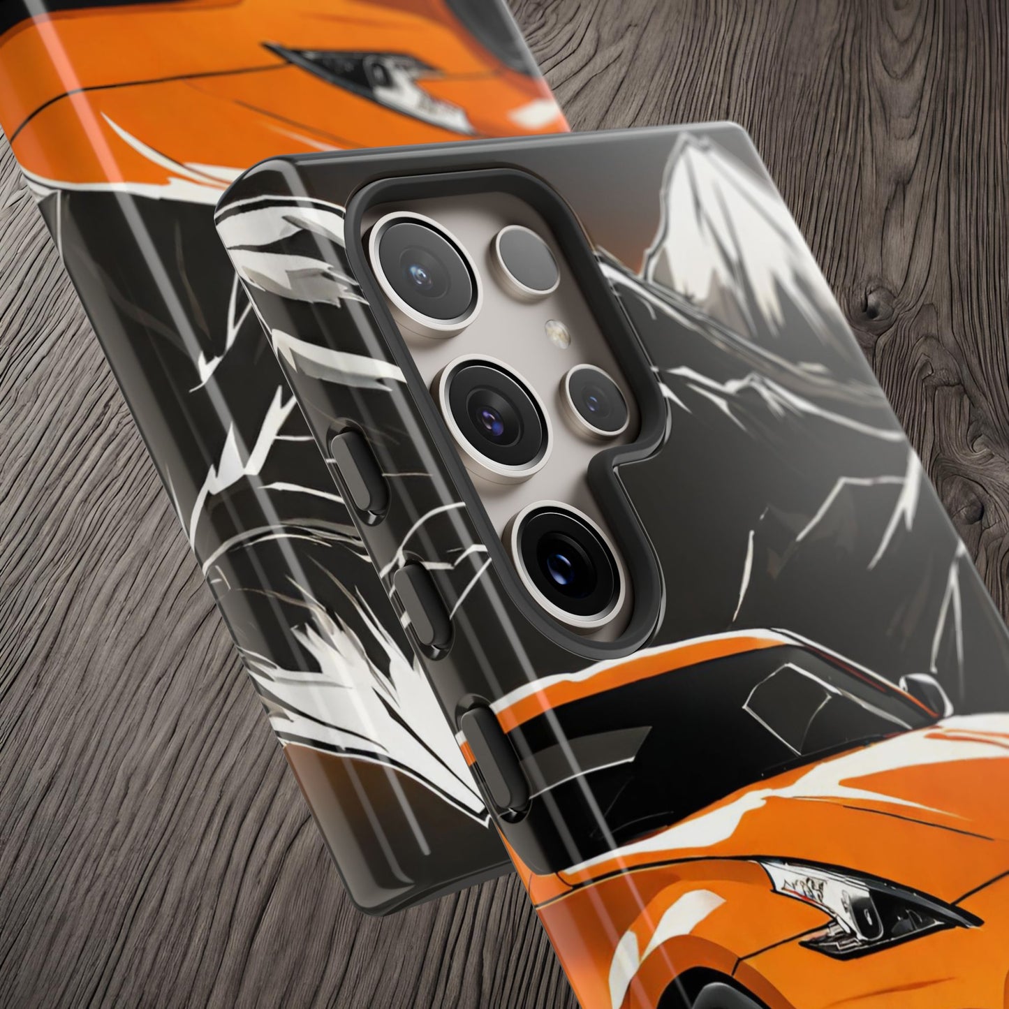 Nissan 370Z Mt Fuji-Dual Layer Ultra Tough Phone Case Printify by The Night Shift Automotive Apparel