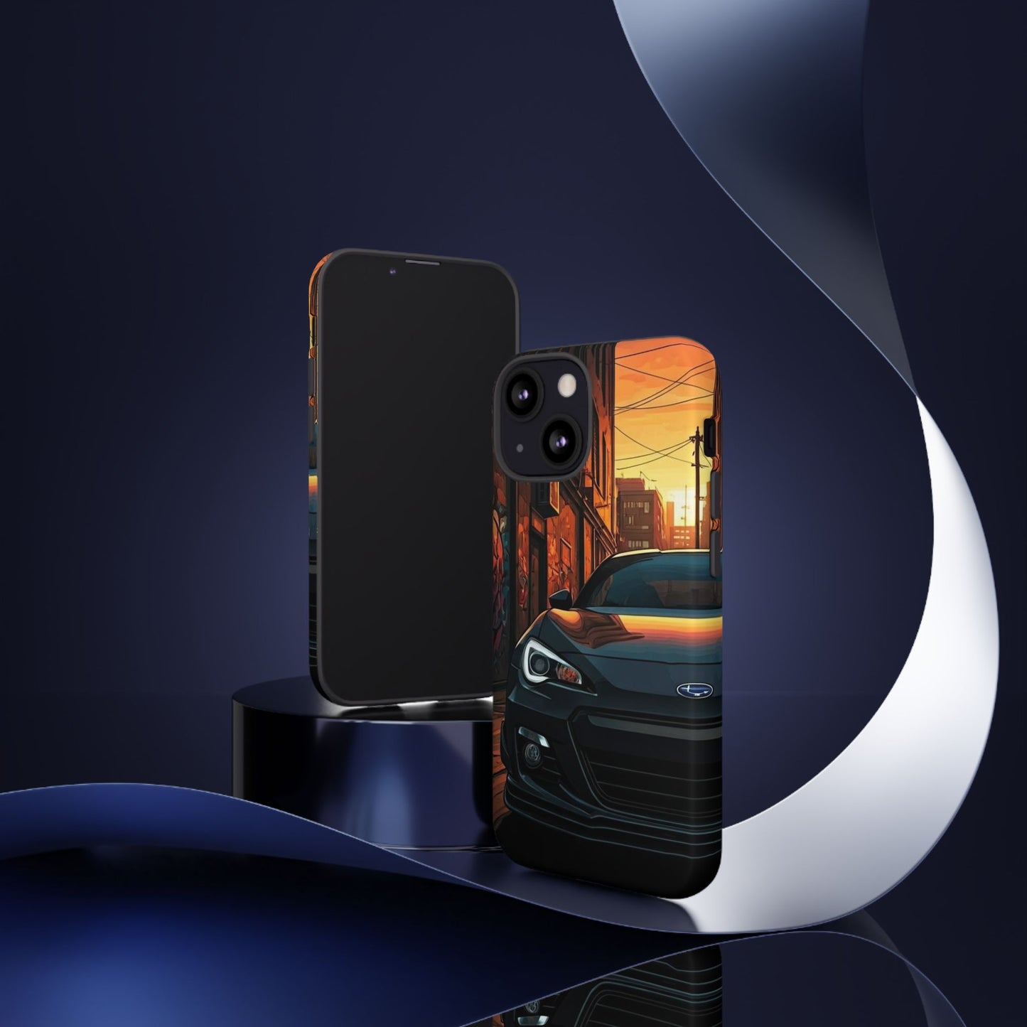 Subaru BRZ Street Life-Dual Layer Ultra Tough Phone Case iPhone 13 Mini Matte Printify by The Night Shift Automotive Apparel