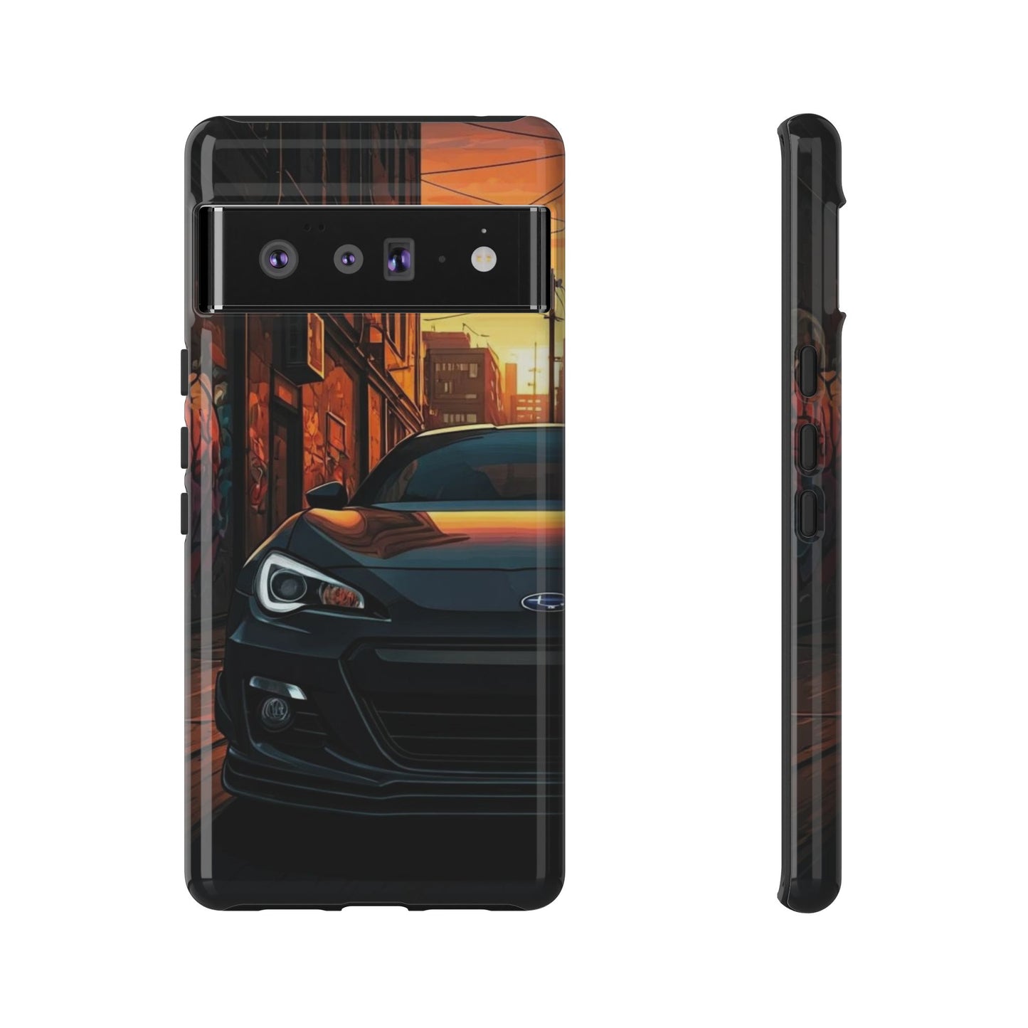 Subaru BRZ Street Life-Dual Layer Ultra Tough Phone Case Printify by The Night Shift Automotive Apparel