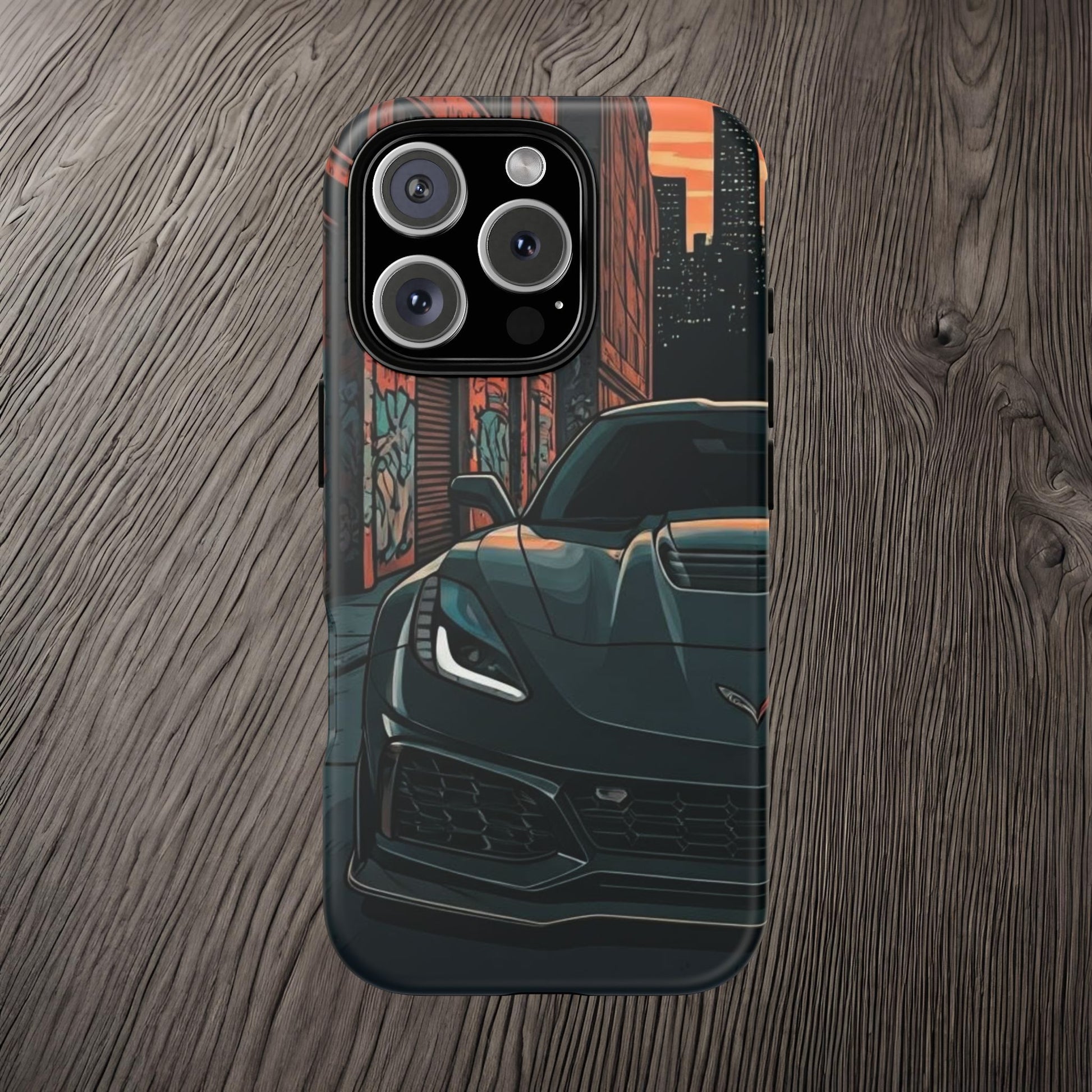 Chevy Corvette C7 Street Life-Dual Layer Ultra Tough Phone Case Printify by The Night Shift Automotive Apparel