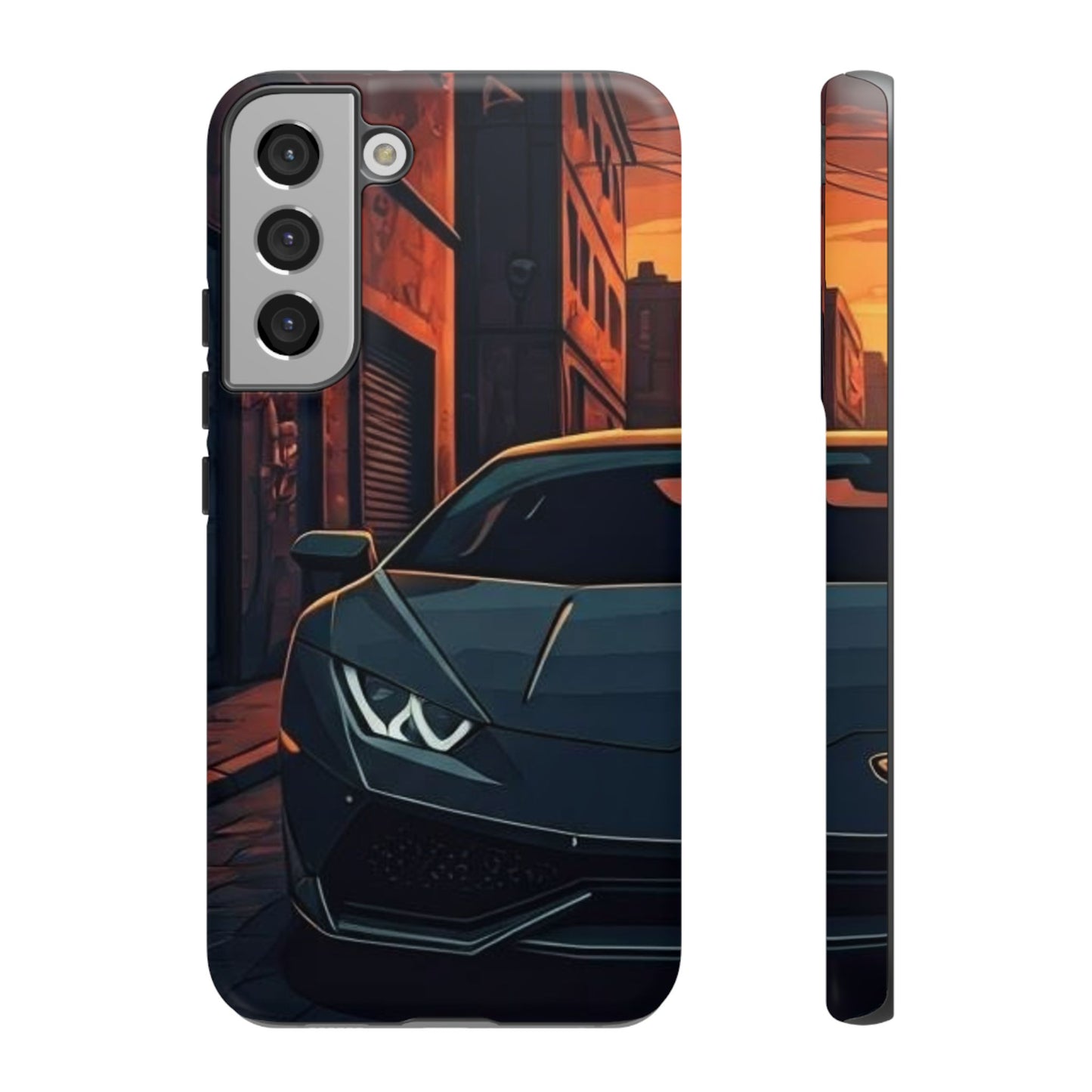 Lamborghini Huracan Street Life-Dual Layer Ultra Tough Phone Case Printify by The Night Shift Automotive Apparel