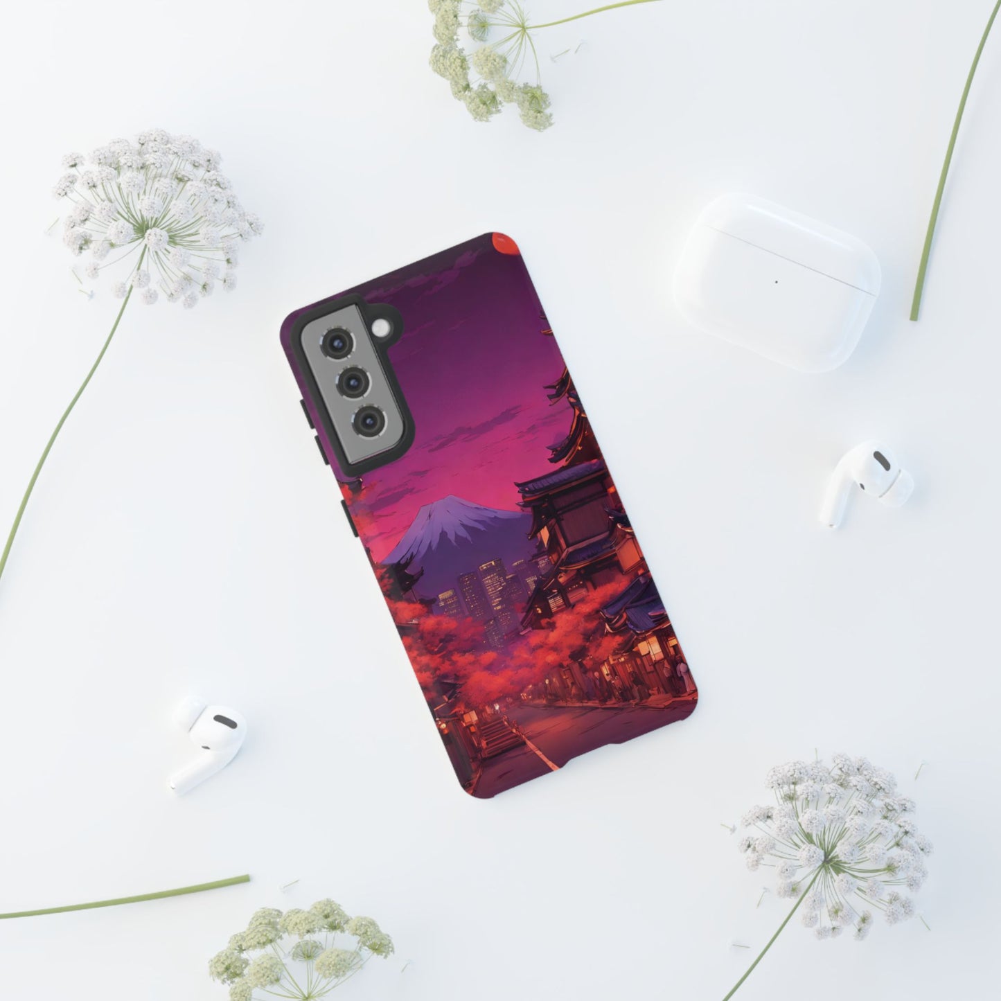 Traditional Japanese Village Countryside-Dual Layer Ultra Tough Phone Case Printify by The Night Shift Automotive Apparel