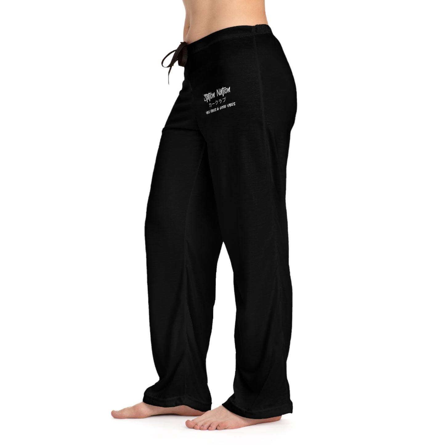 Station Nation-Womens Pajama Pants Printify by The Night Shift Automotive Apparel