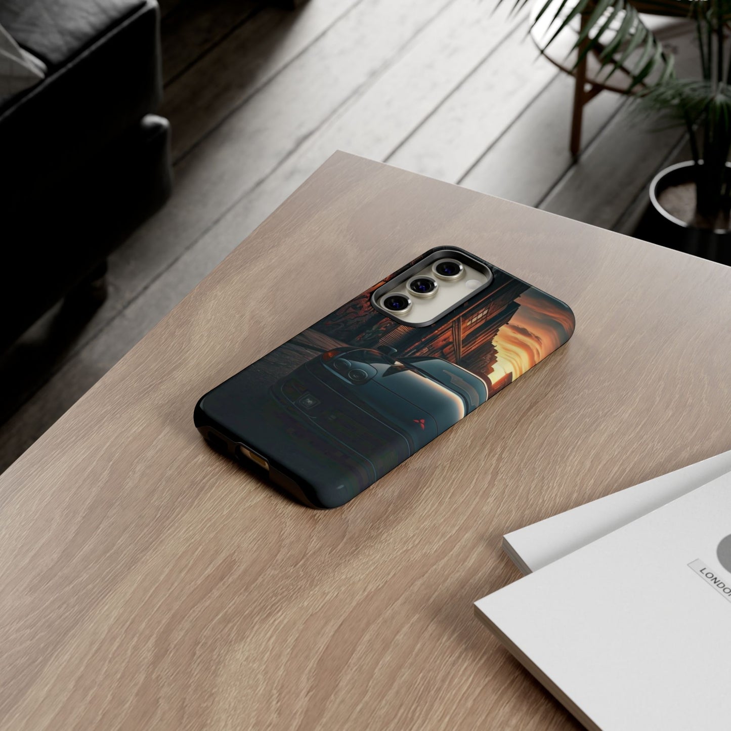 Mitsubishi 3000GT VR4 Street Life-Dual Layer Ultra Tough Phone Case Samsung Galaxy S23 Glossy Printify by The Night Shift Automotive Apparel