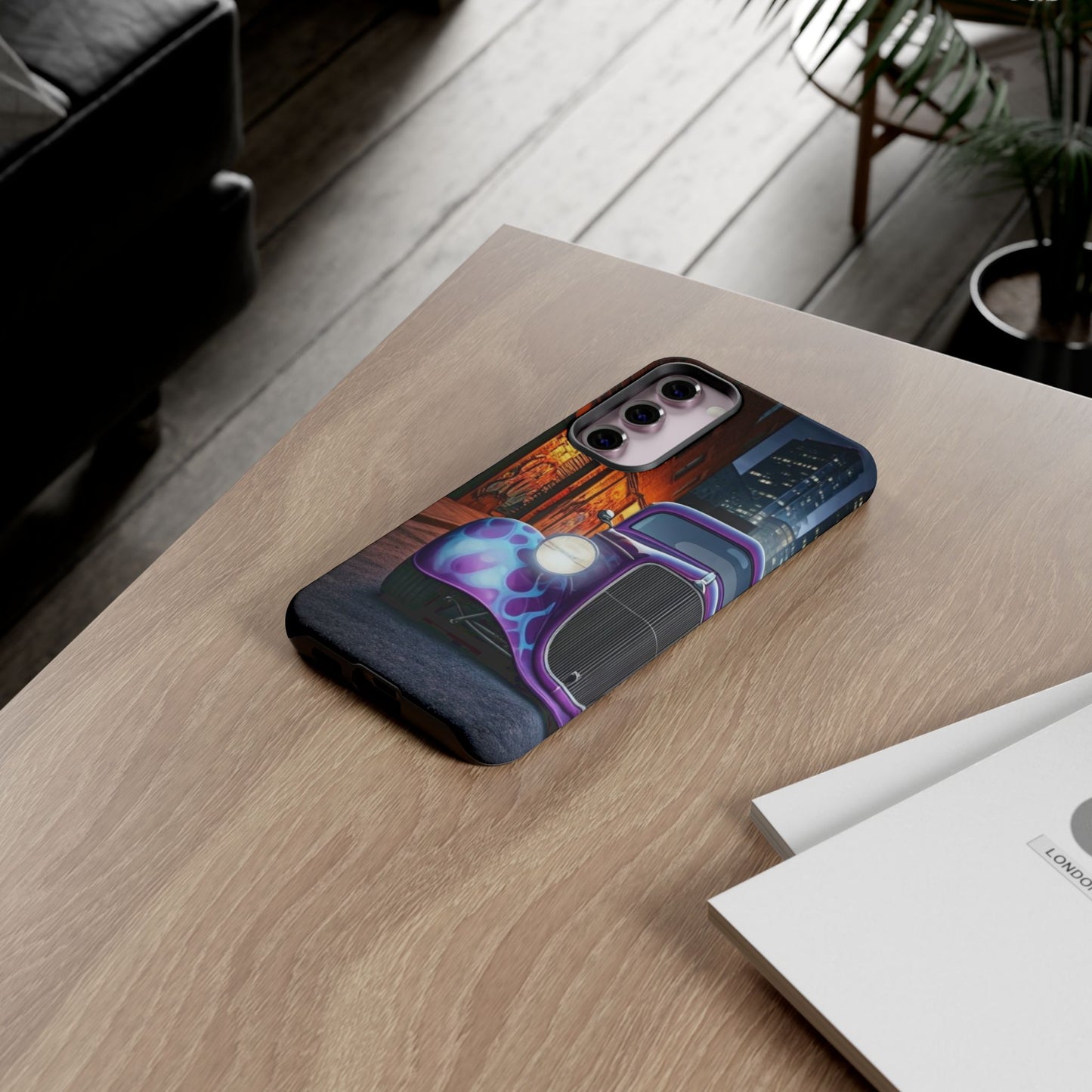 1934 Ford Street Life-Dual Layer Ultra Tough Phone Case Samsung Galaxy S23 Plus Matte Printify by The Night Shift Automotive Apparel