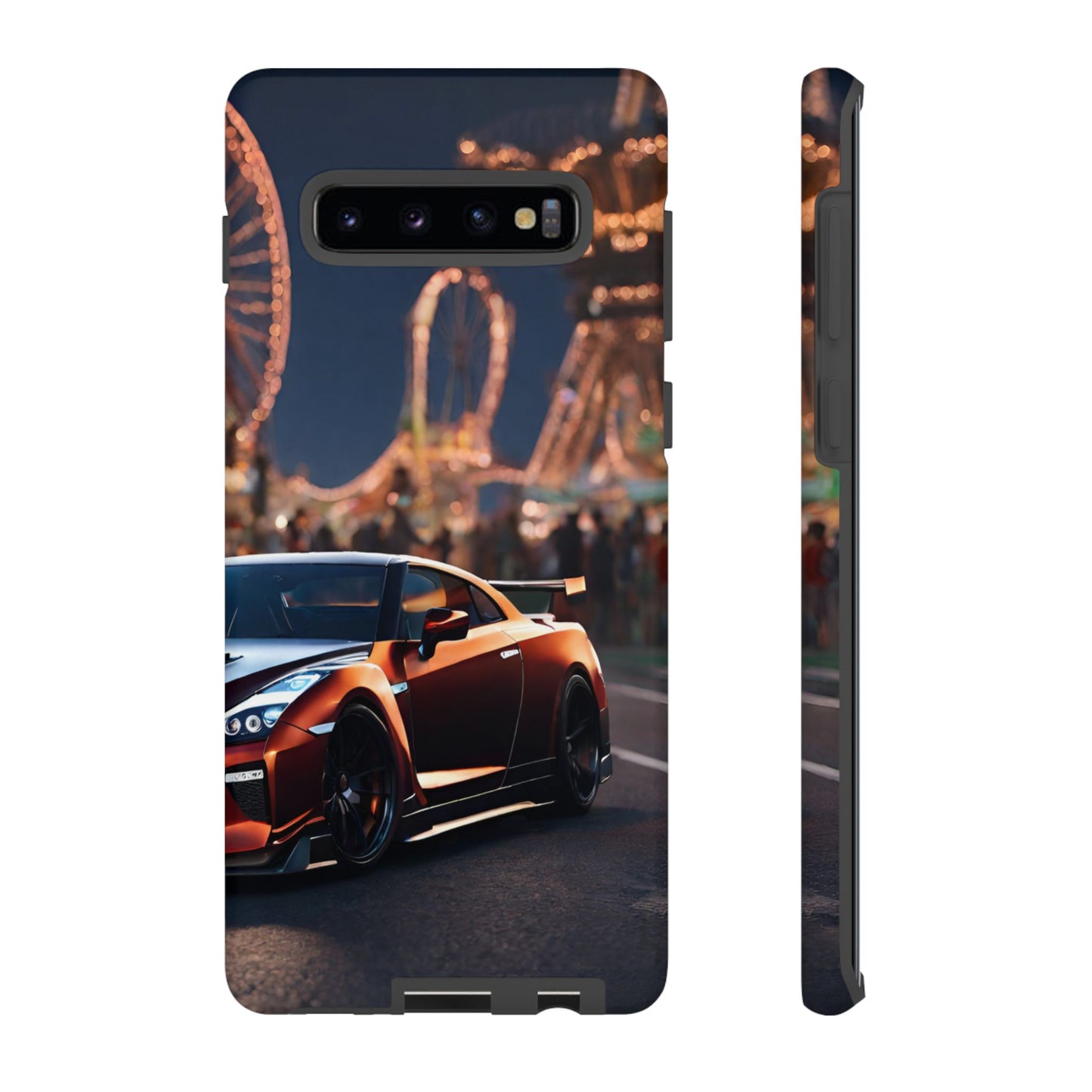 Nissan GTR R35-Dual Layer Ultra Tough Phone Case Samsung Galaxy S10 Plus Matte Printify by The Night Shift Automotive Apparel