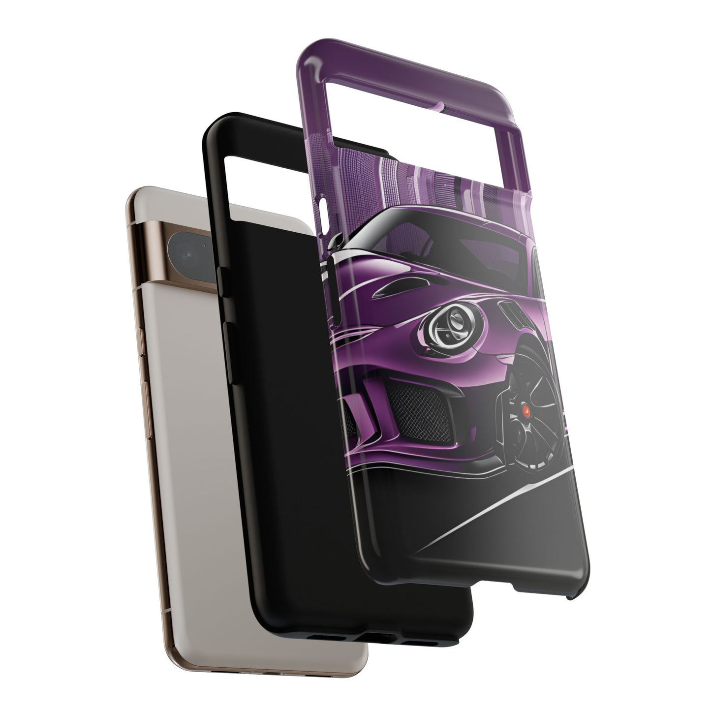 Porsche 911 GT3 RS-Dual Layer Ultra Tough Phone Case Printify by The Night Shift Automotive Apparel
