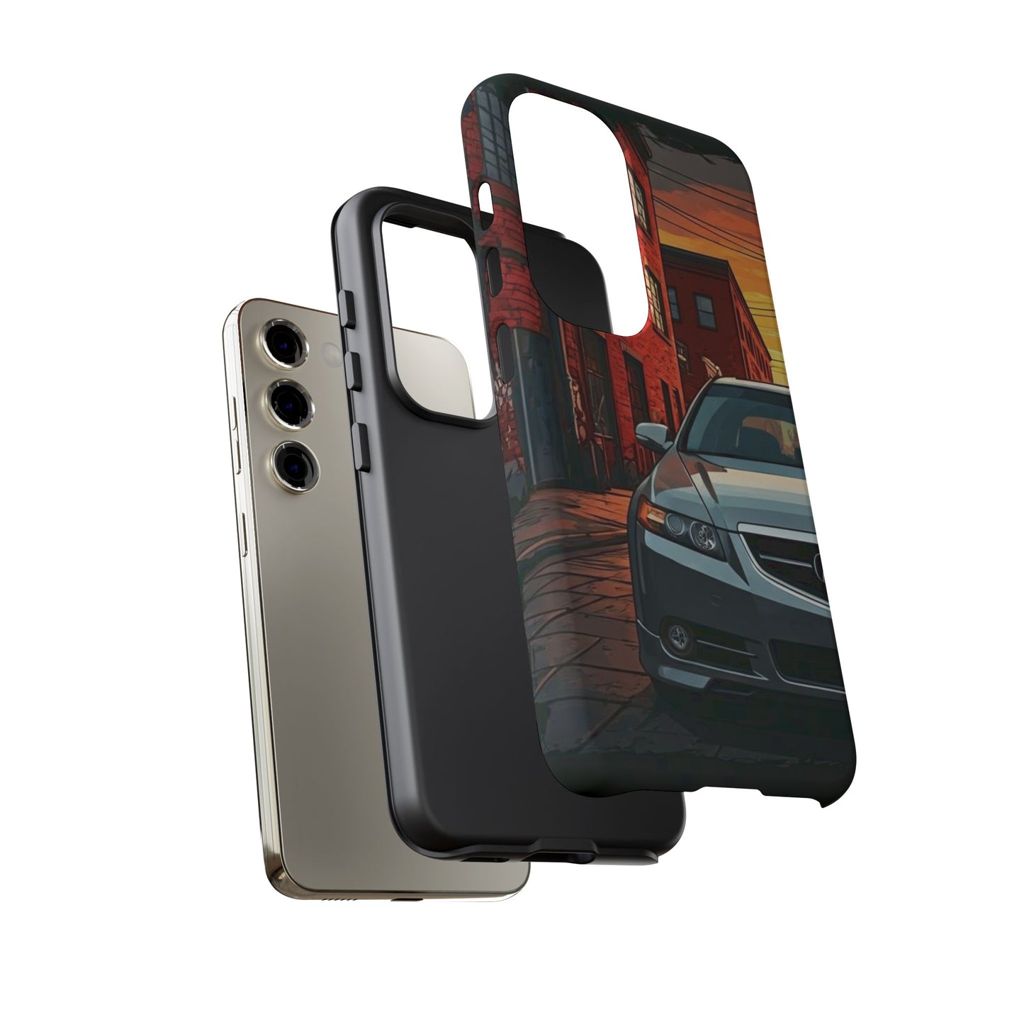 Acura TL Street Life-Dual Layer Ultra Tough Phone Case Printify by The Night Shift Automotive Apparel