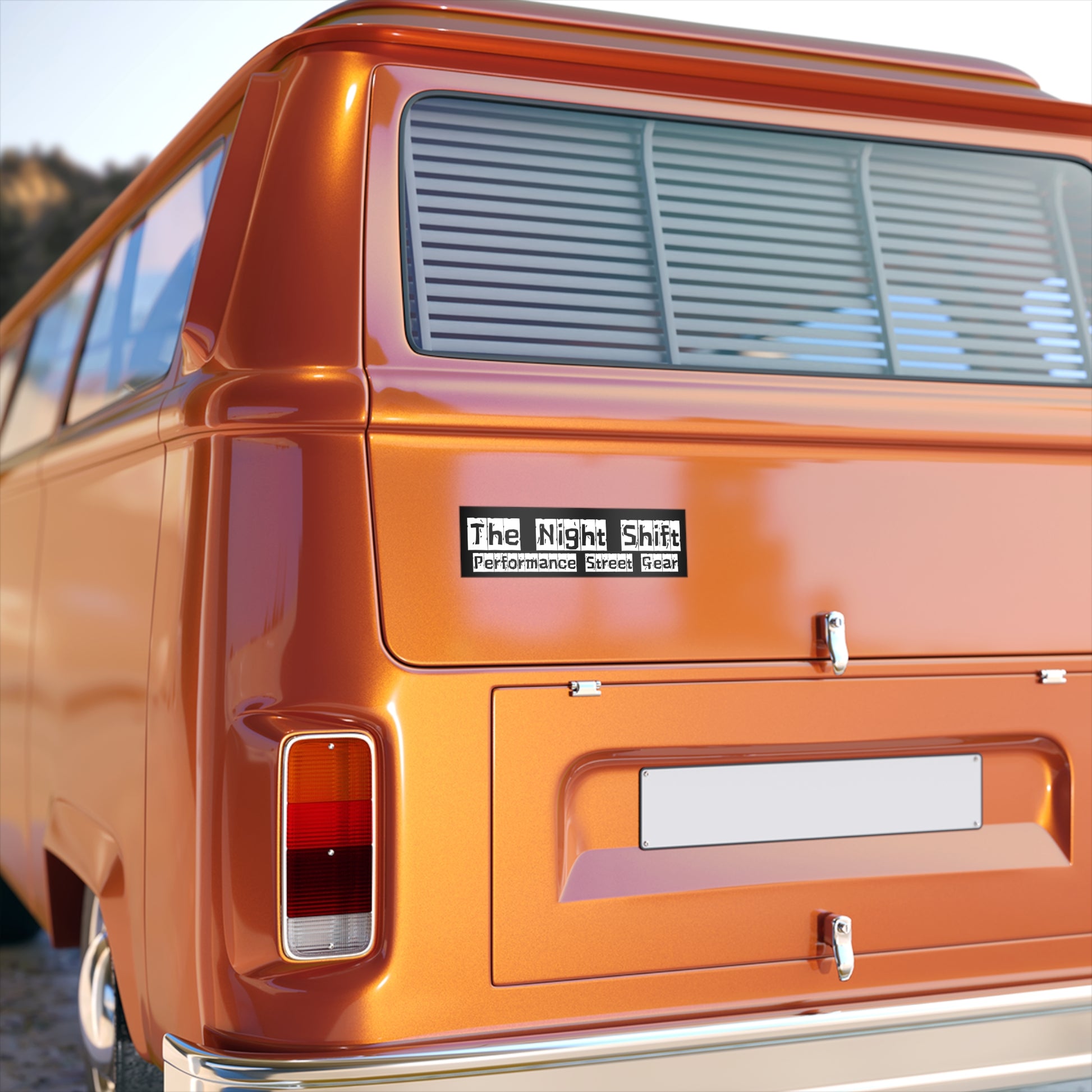 The Night Shift-Bumper Sticker Printify by The Night Shift Automotive Apparel