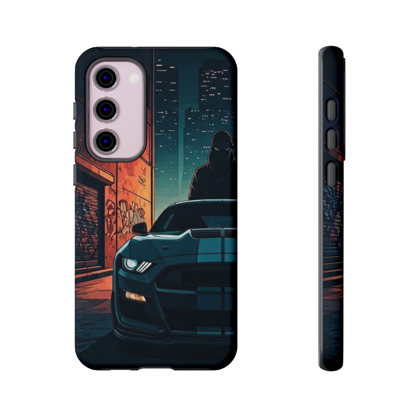 Ford Mustang Shelby GT350 Street Life-Dual Layer Ultra Tough Phone Case Printify by The Night Shift Automotive Apparel