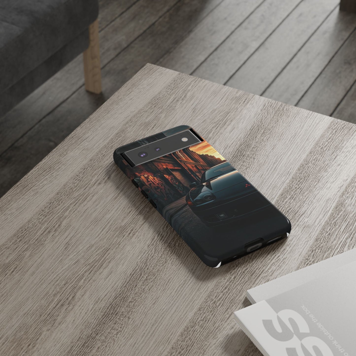 Mitsubishi 3000GT VR4 Street Life-Dual Layer Ultra Tough Phone Case Google Pixel 6 Glossy Printify by The Night Shift Automotive Apparel