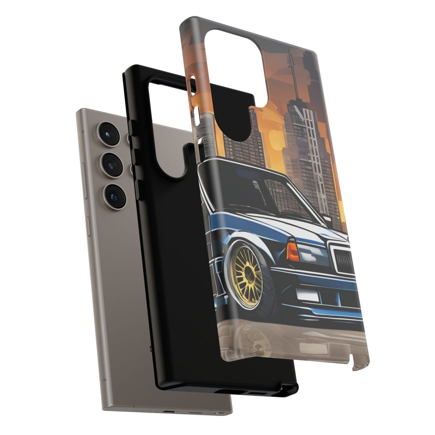 Mercedes Benz 190e Evo-Dual Layer Ultra Tough Phone Case Printify by The Night Shift Automotive Apparel