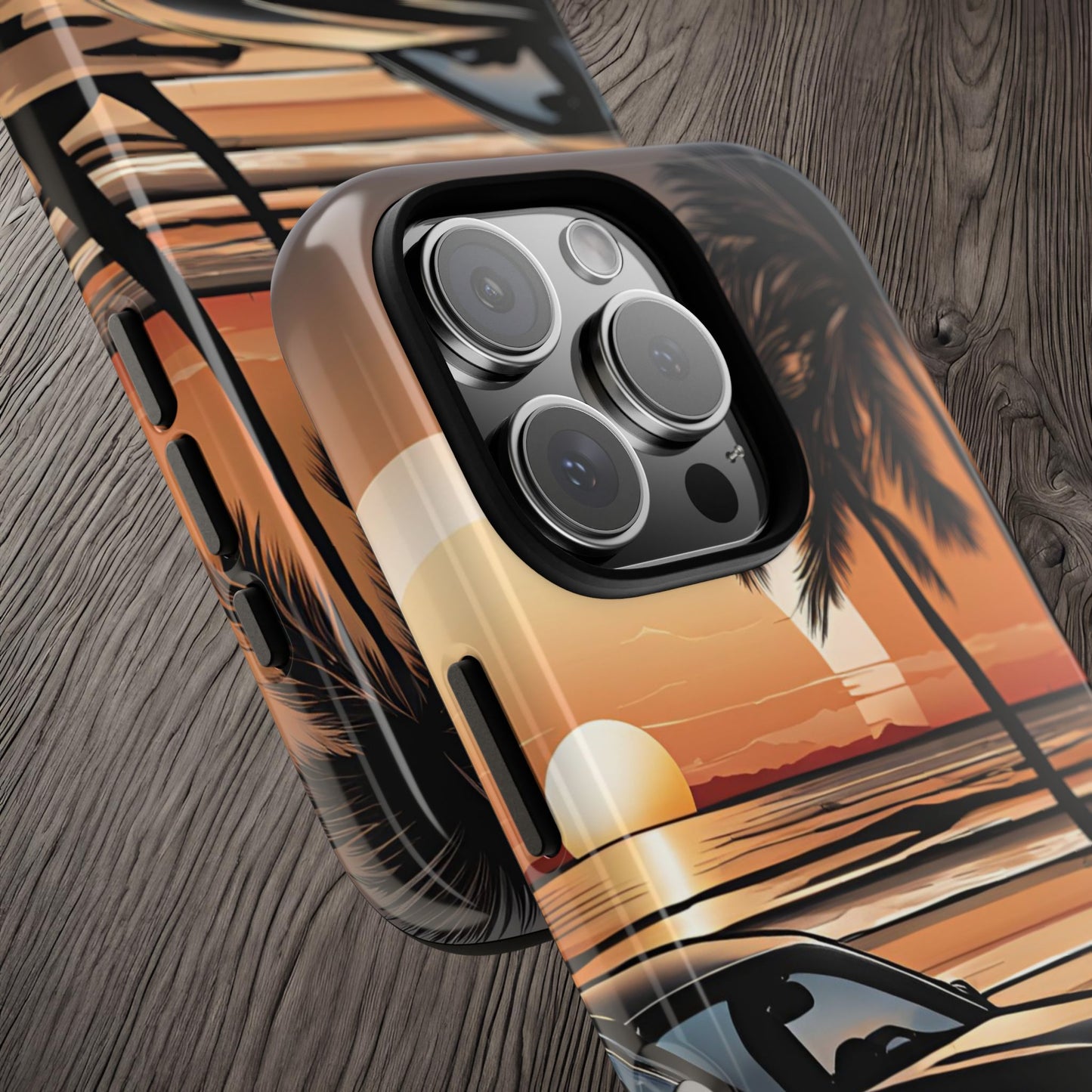 BMW Sunset On The Beach-Dual Layer Ultra Tough Phone Case Printify by The Night Shift Automotive Apparel