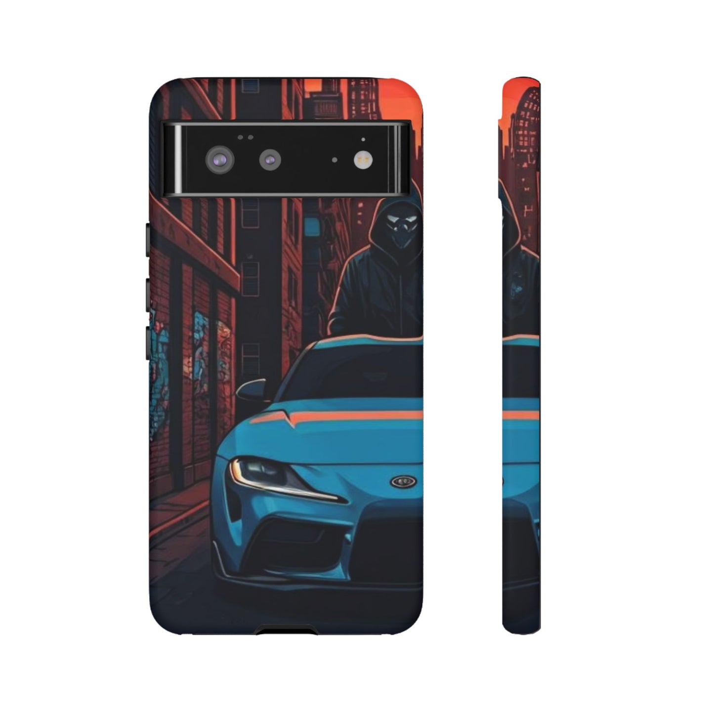 Toyota Supra MK-V Street Life-Dual Layer Ultra Tough Phone Case Printify by The Night Shift Automotive Apparel