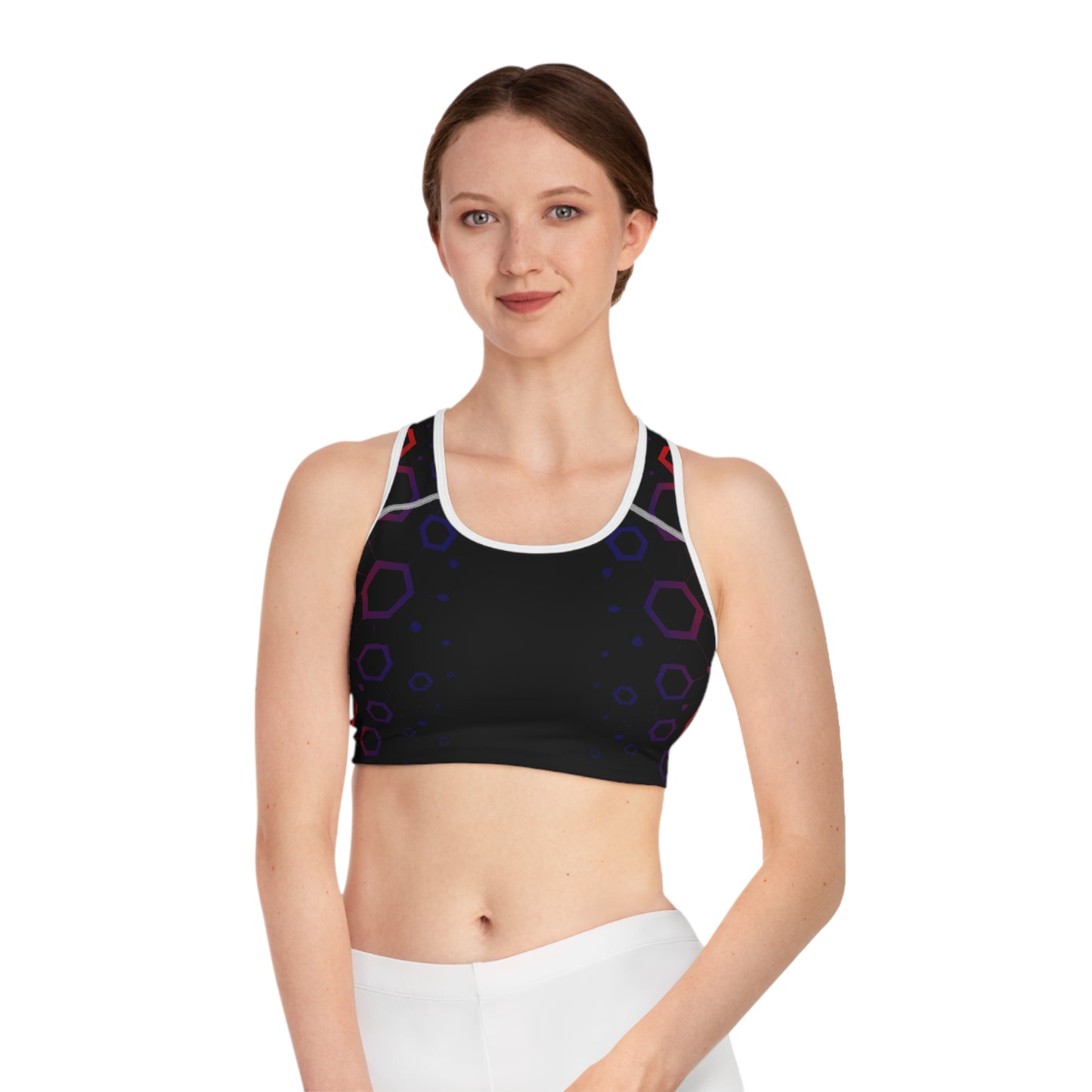 Women's Sports Bra Printify by The Night Shift Automotive Apparel