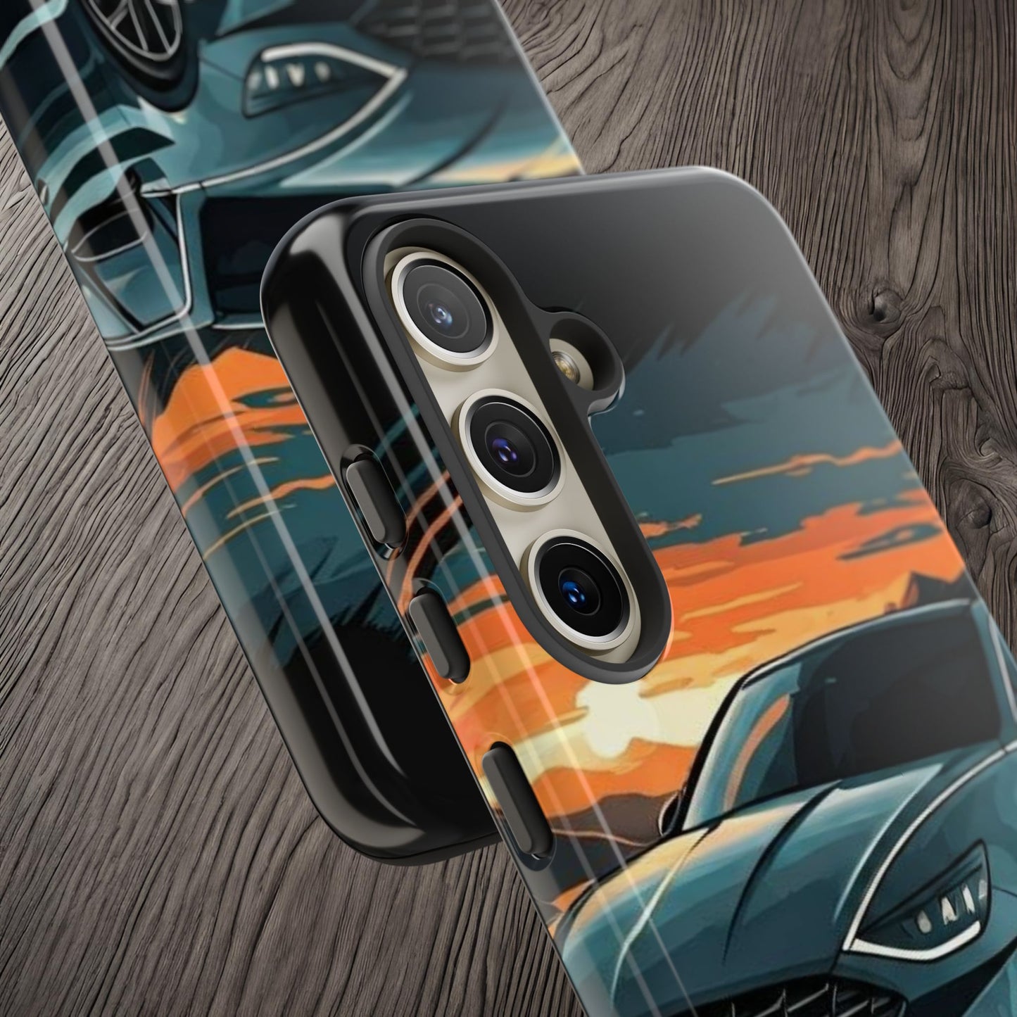 Hyundai Sonata-Sunset Drive-Dual Layer Ultra Tough Phone Case Printify by The Night Shift Automotive Apparel