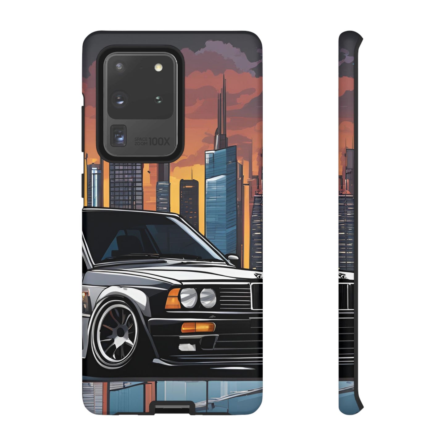 BMW E30 M3-Dual Layer Ultra Tough Phone Case Samsung Galaxy S20 Ultra Matte Printify by The Night Shift Automotive Apparel