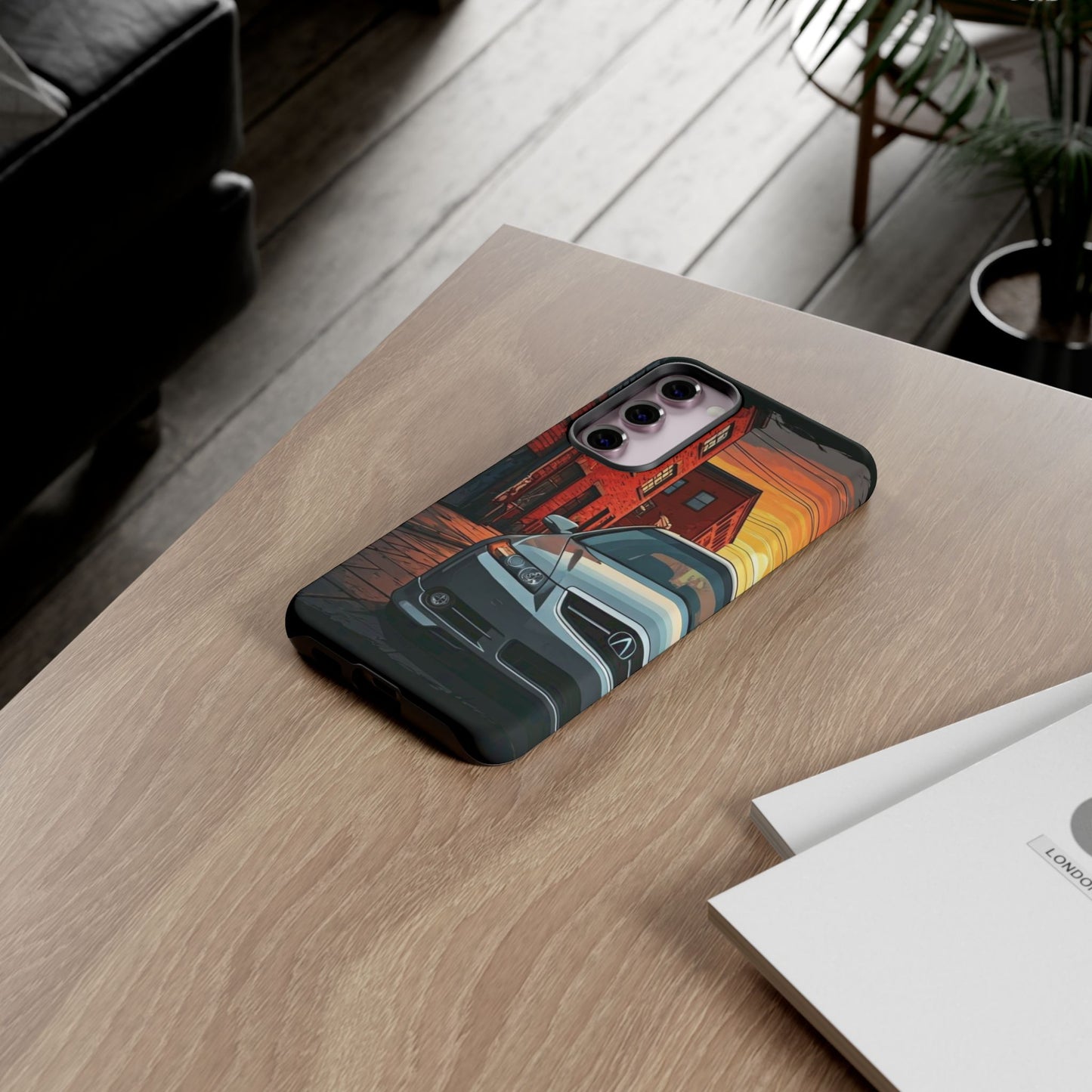 Acura TL Street Life-Dual Layer Ultra Tough Phone Case Samsung Galaxy S23 Plus Matte Printify by The Night Shift Automotive Apparel