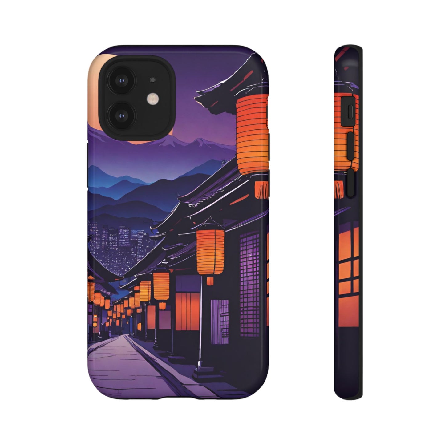 Traditional Japanese Village Countryside-Dual Layer Ultra Tough Phone Case iPhone 12 Mini Glossy Printify by The Night Shift Automotive Apparel