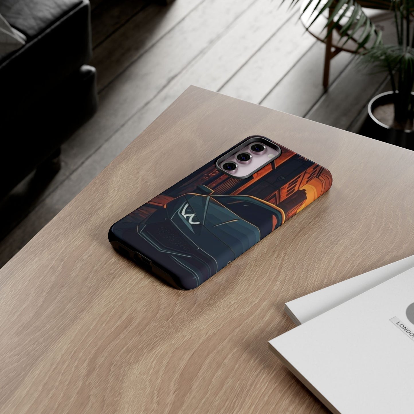 Lamborghini Huracan Street Life-Dual Layer Ultra Tough Phone Case Samsung Galaxy S23 Plus Glossy Printify by The Night Shift Automotive Apparel