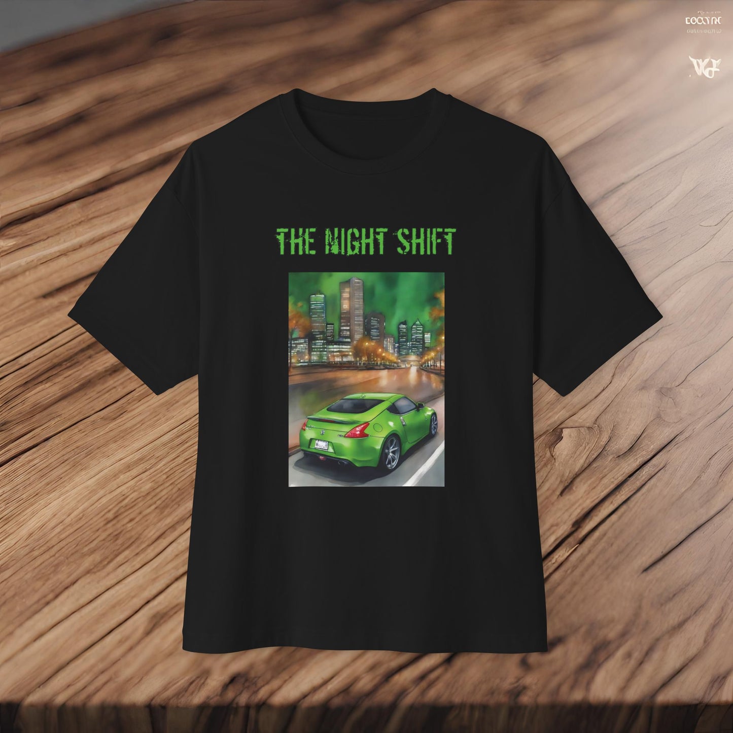 Nissan 370z-Premium, Ultra Soft Unisex Oversized Boxy Tee Printify by The Night Shift Automotive Apparel