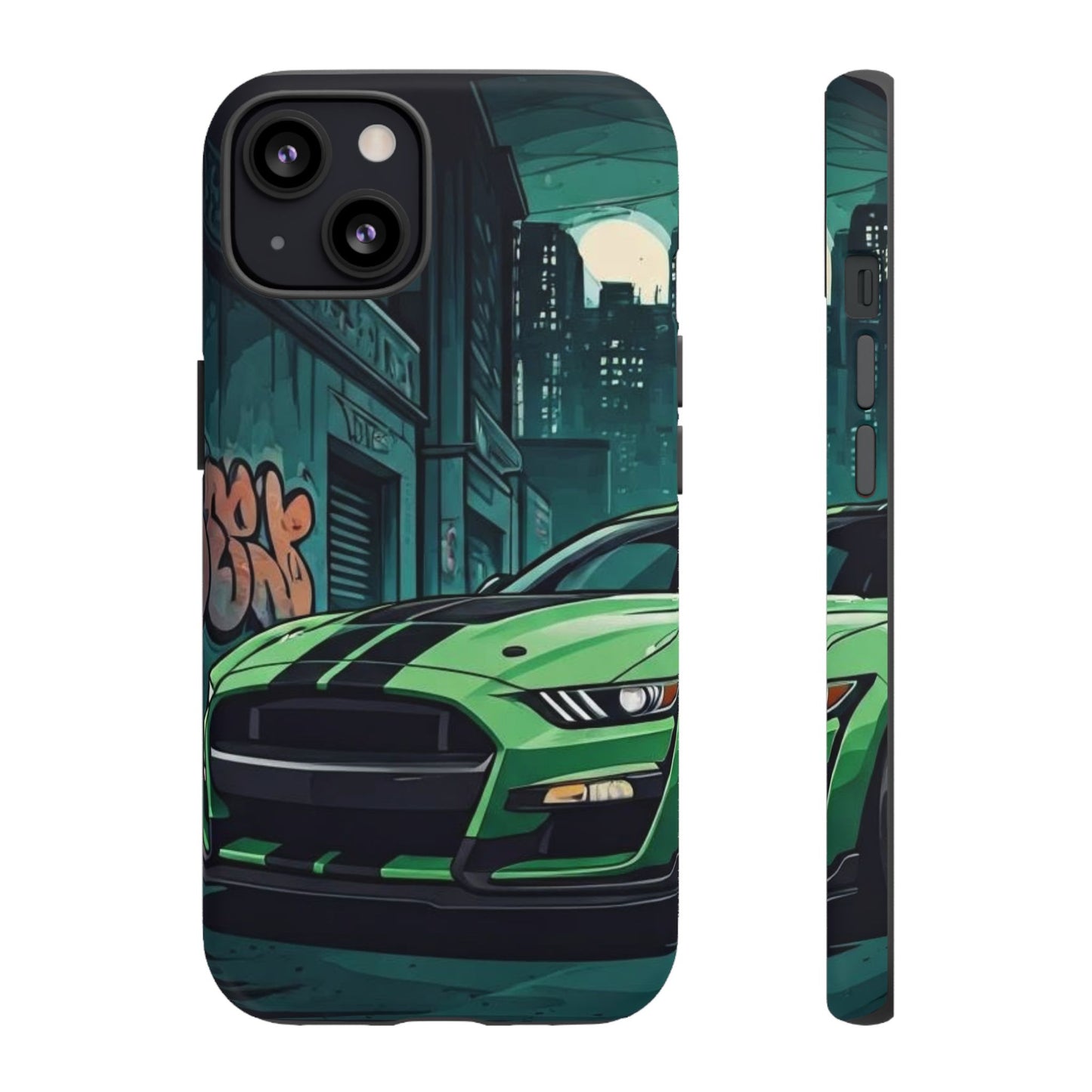 Ford Mustang Shelby GT500 Street Life-Dual Layer Ultra Tough Phone Case Printify by The Night Shift Automotive Apparel