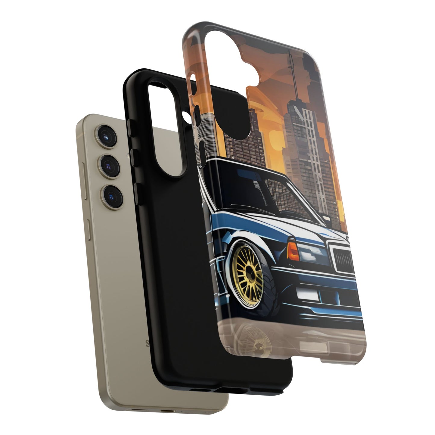 Mercedes Benz 190e Evo-Dual Layer Ultra Tough Phone Case Printify by The Night Shift Automotive Apparel
