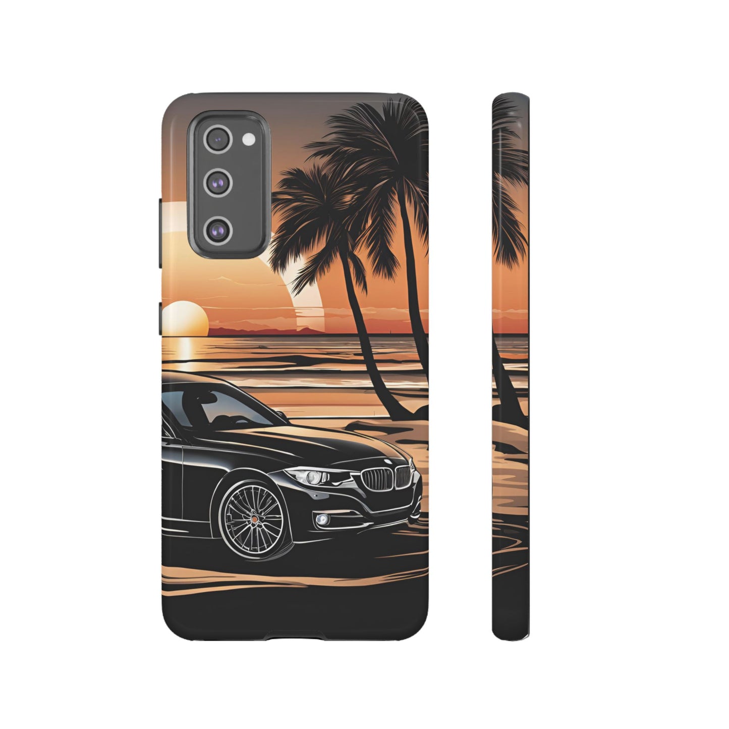 BMW Sunset On The Beach-Dual Layer Ultra Tough Phone Case Printify by The Night Shift Automotive Apparel