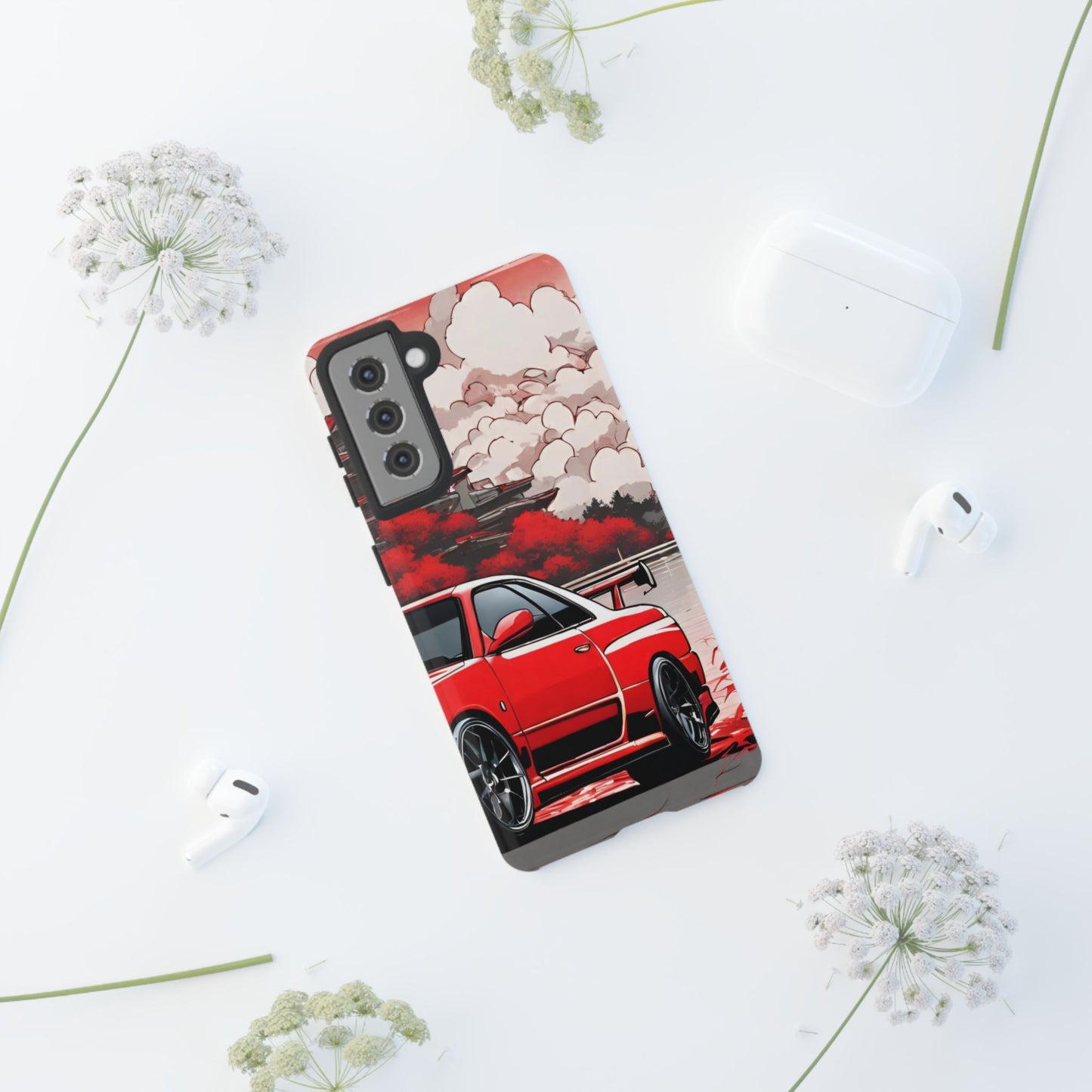 Nissan Skyline R34-Dual Layer Ultra Tough Phone Case Printify by The Night Shift Automotive Apparel