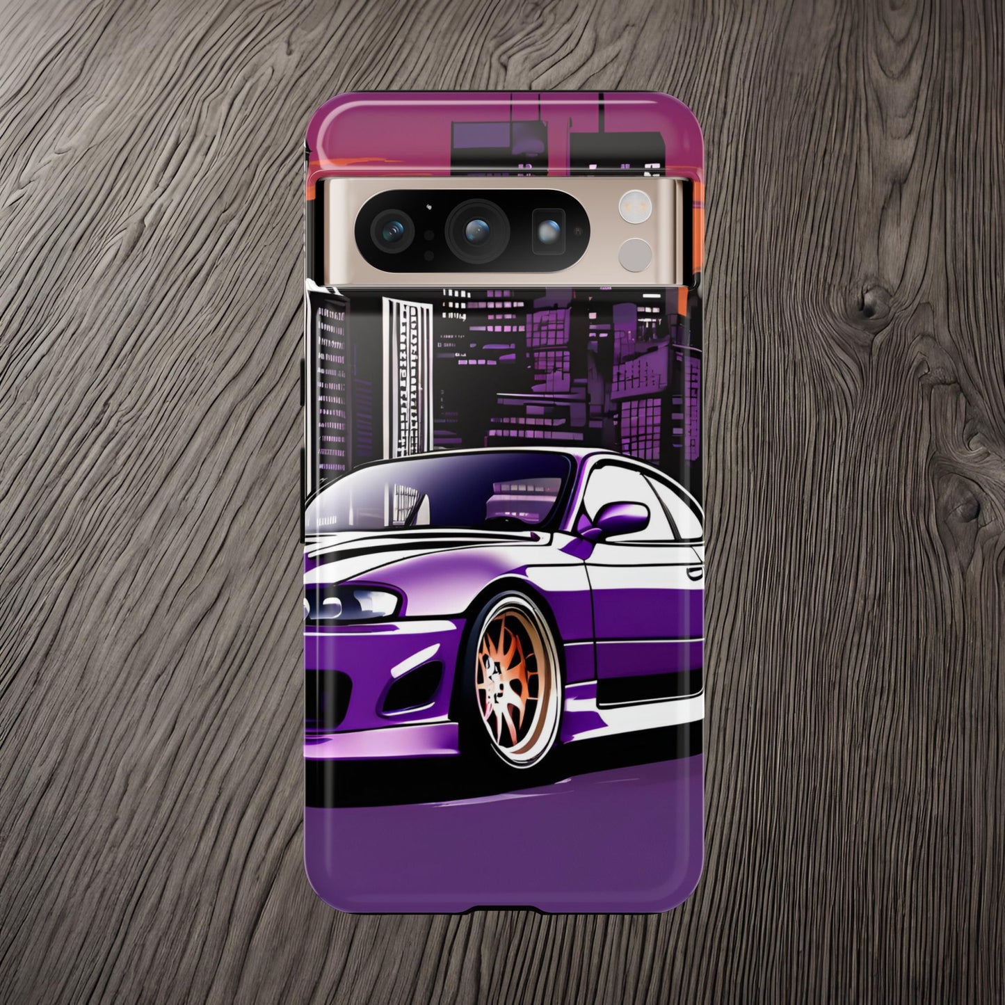 Nissan 240sx S15-Dual Layer Ultra Tough Phone Case Google Pixel 8 Pro Glossy Printify by The Night Shift Automotive Apparel