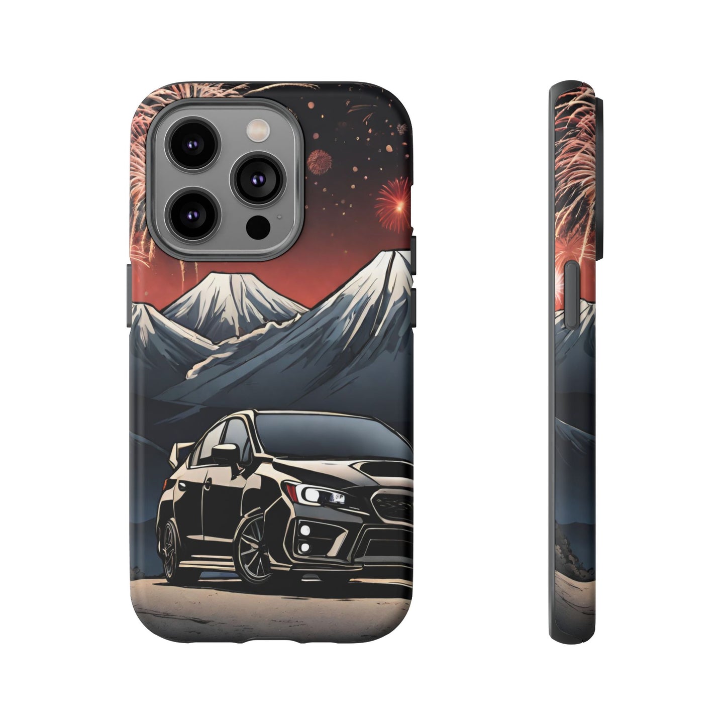 Subaru WRX/STI Fireworks-Dual Layer Ultra Tough Phone Case Printify by The Night Shift Automotive Apparel