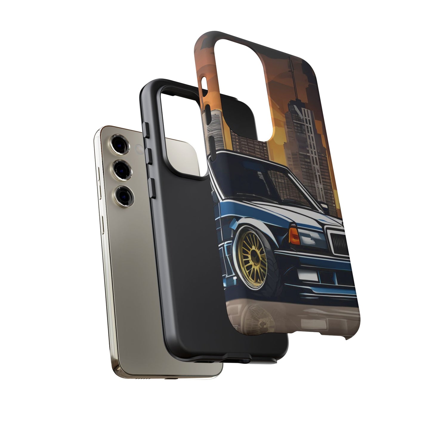 Mercedes Benz 190e Evo-Dual Layer Ultra Tough Phone Case Printify by The Night Shift Automotive Apparel