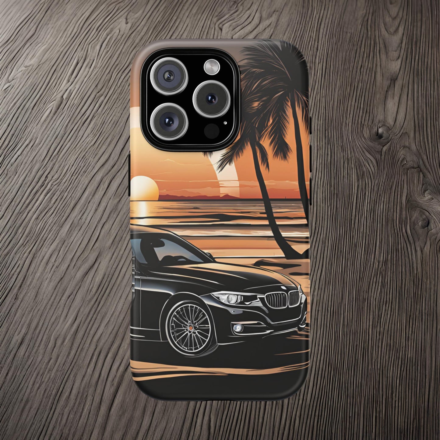 BMW Sunset On The Beach-Dual Layer Ultra Tough Phone Case Printify by The Night Shift Automotive Apparel