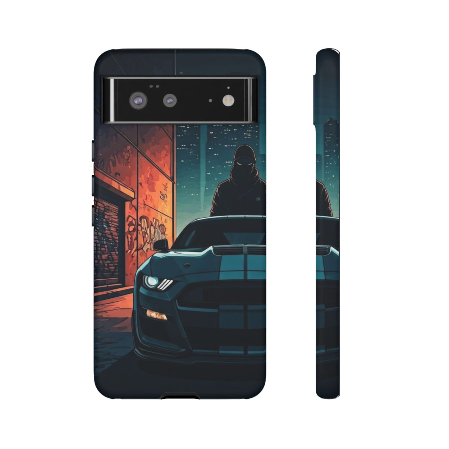 Ford Mustang Shelby GT350 Street Life-Dual Layer Ultra Tough Phone Case Printify by The Night Shift Automotive Apparel