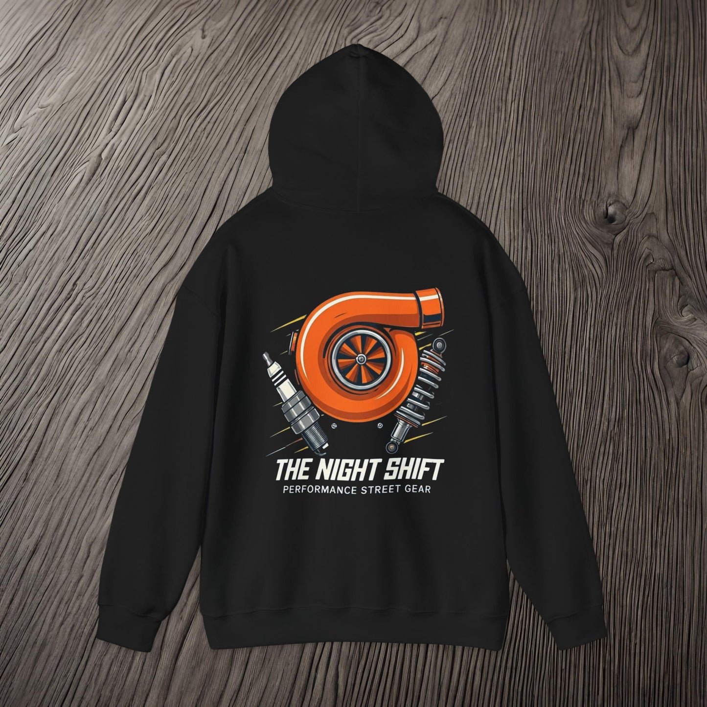 The Night Shift Essentials-Ultra Soft, Premium Hoodie Printify by The Night Shift Automotive Apparel
